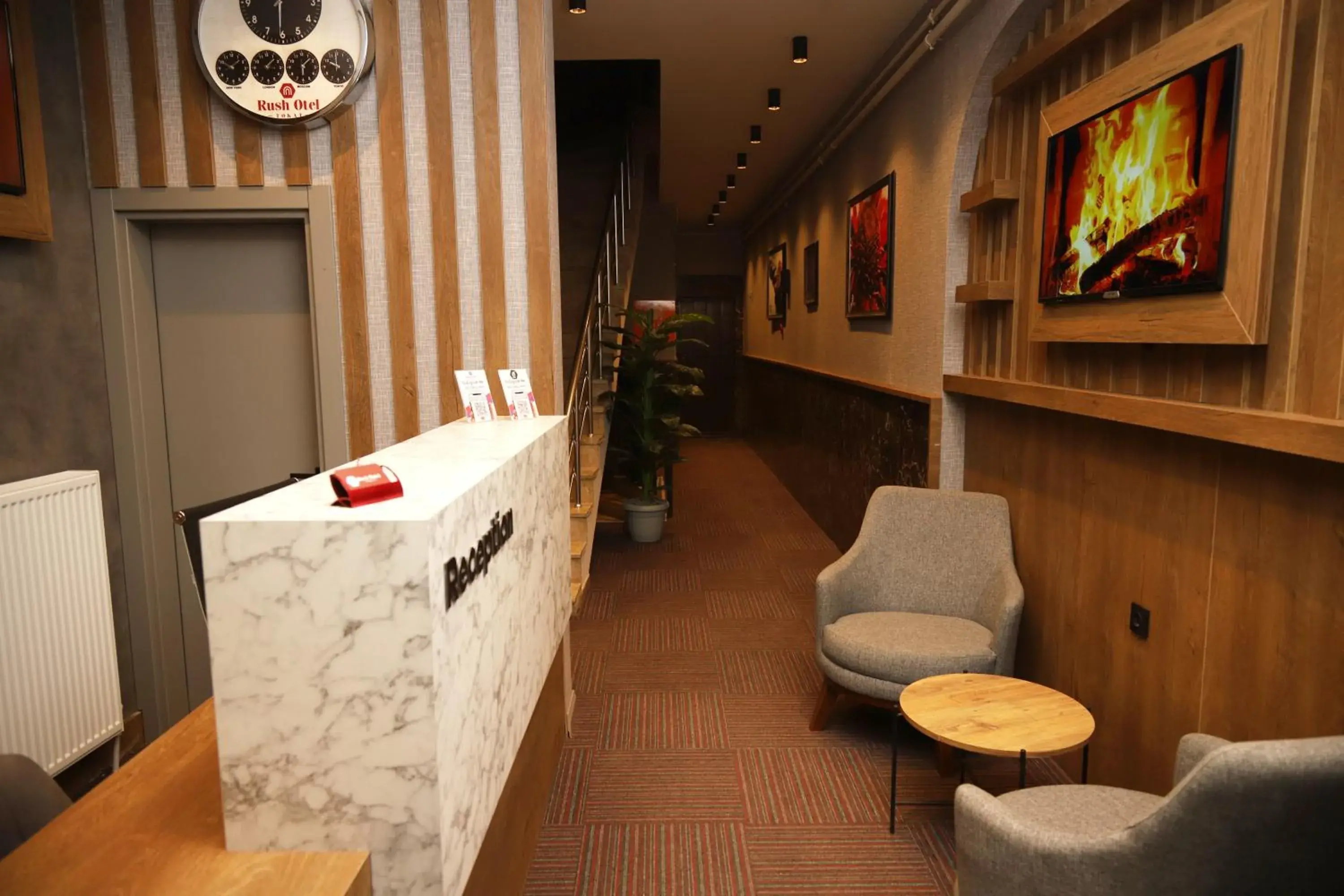 Lobby or reception in Rush Hotel Tokat Lobby or reception in Rush Hotel Tokat