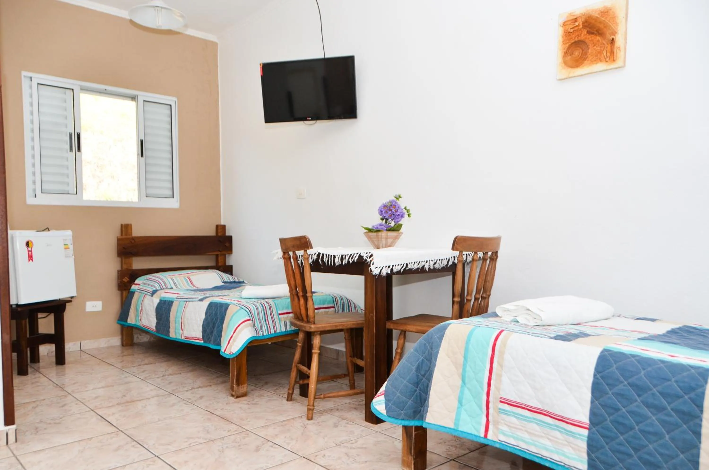 Bed in Hotel Fazenda Villa Galicia