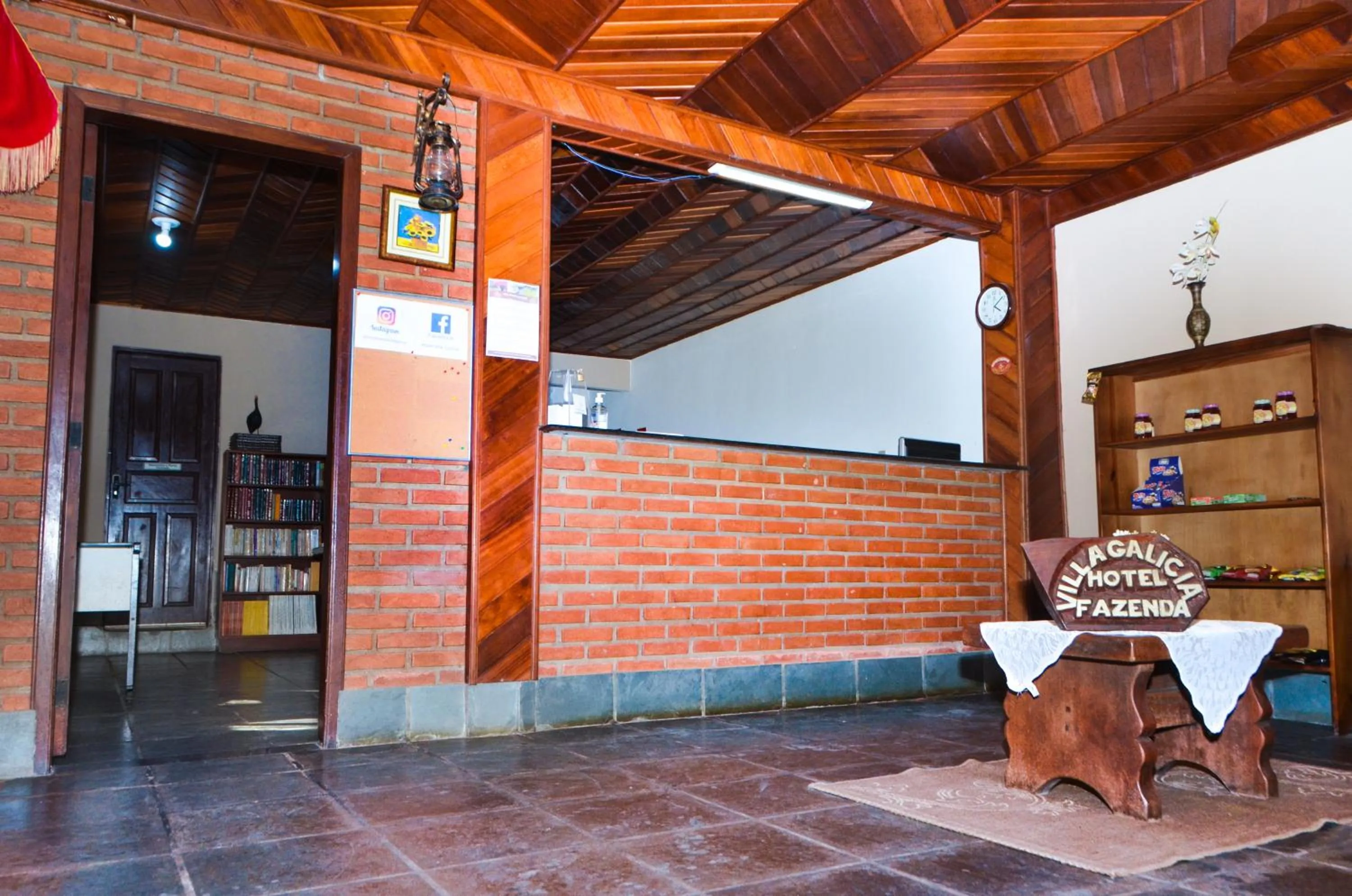 Lobby or reception in Hotel Fazenda Villa Galicia