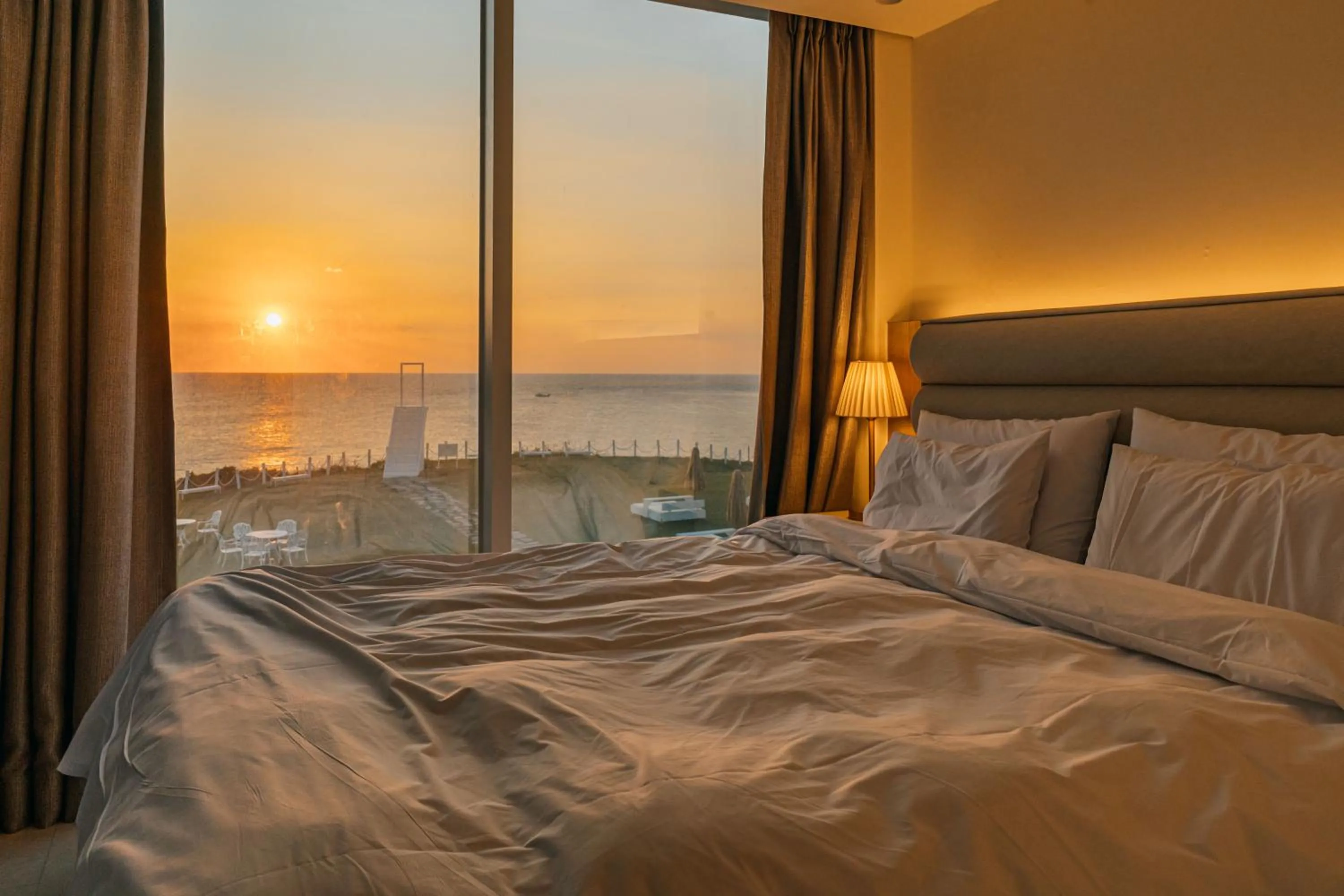 Bed in Haeilri Pool&SPA Hotel