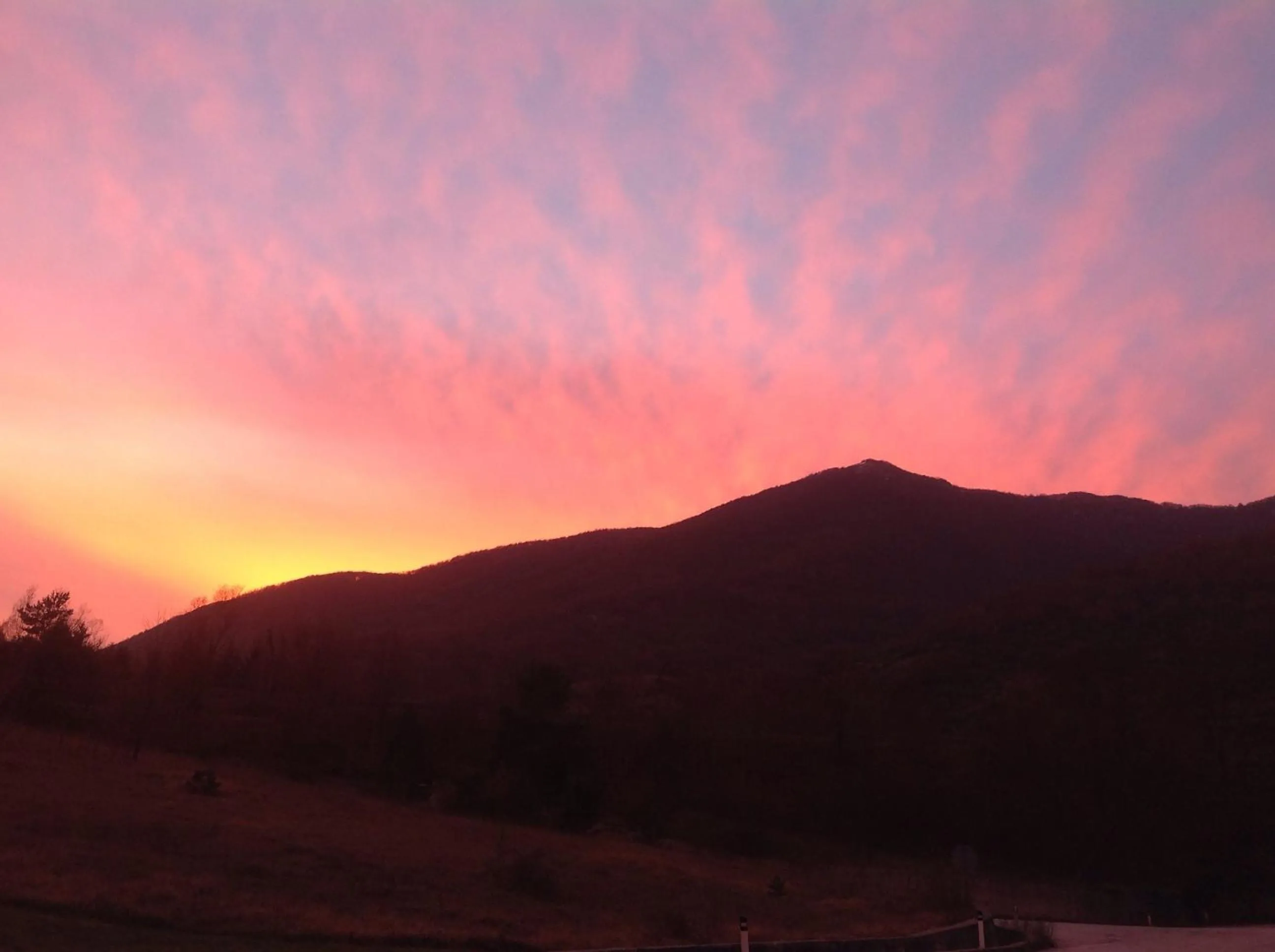 Natural landscape in B&B Il Casale