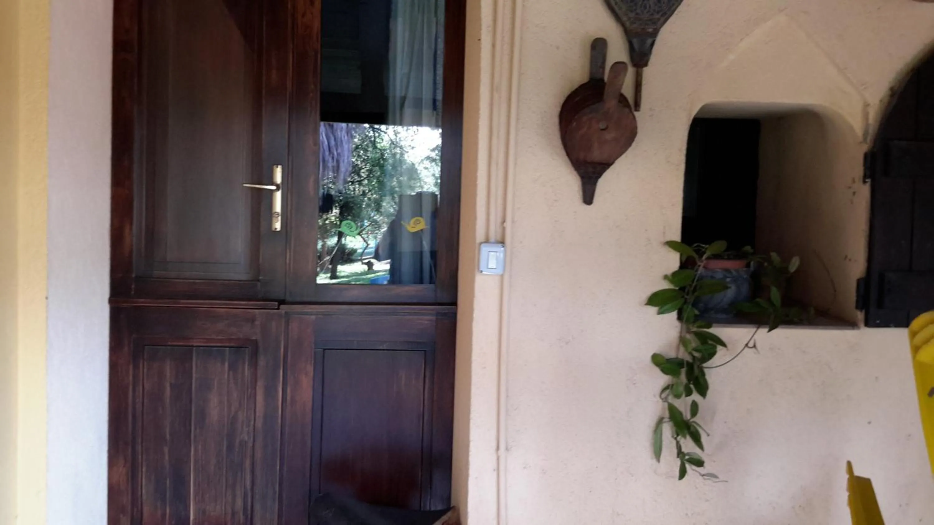 Balcony/Terrace in casa di campagna dal pozzo