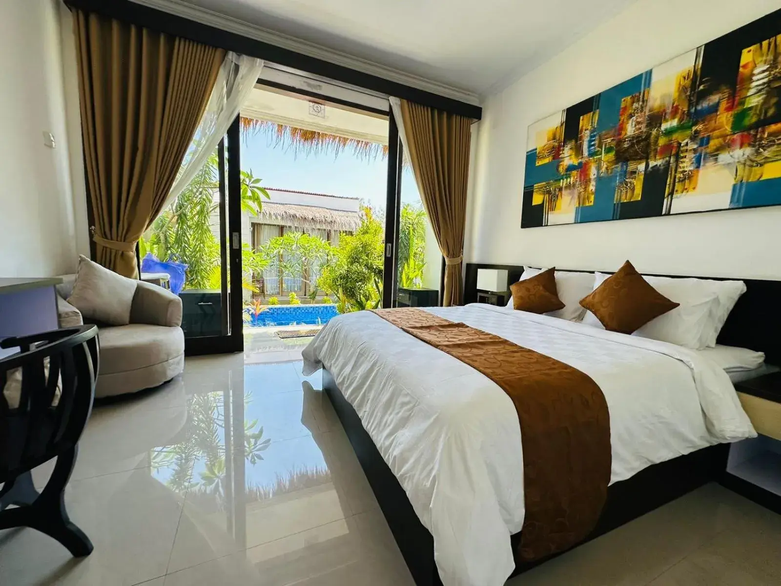 View (from property/room), Bed in Maliqa Villas Nusa Penida View (from property/room), Bed in Maliqa Villas Nusa Penida