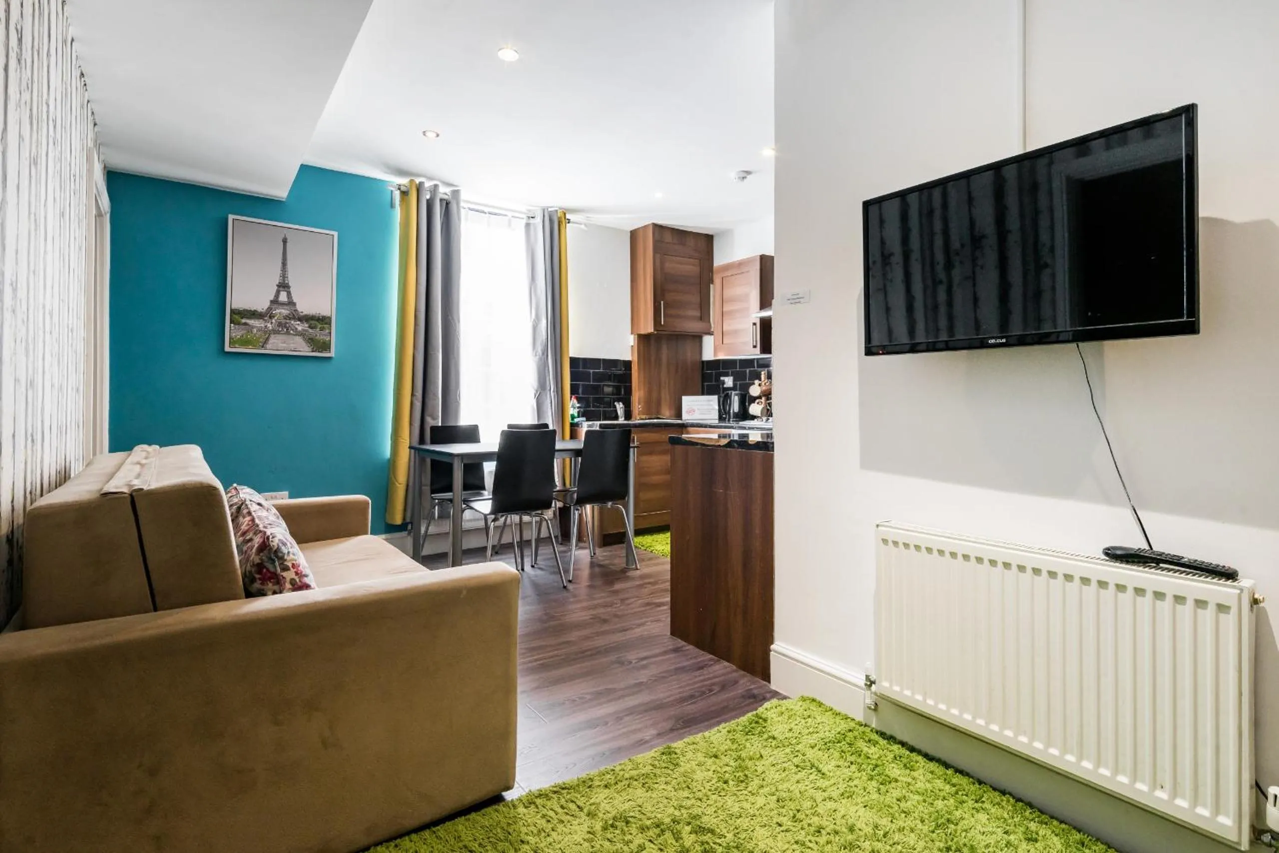 Living room in Aldgate Flats