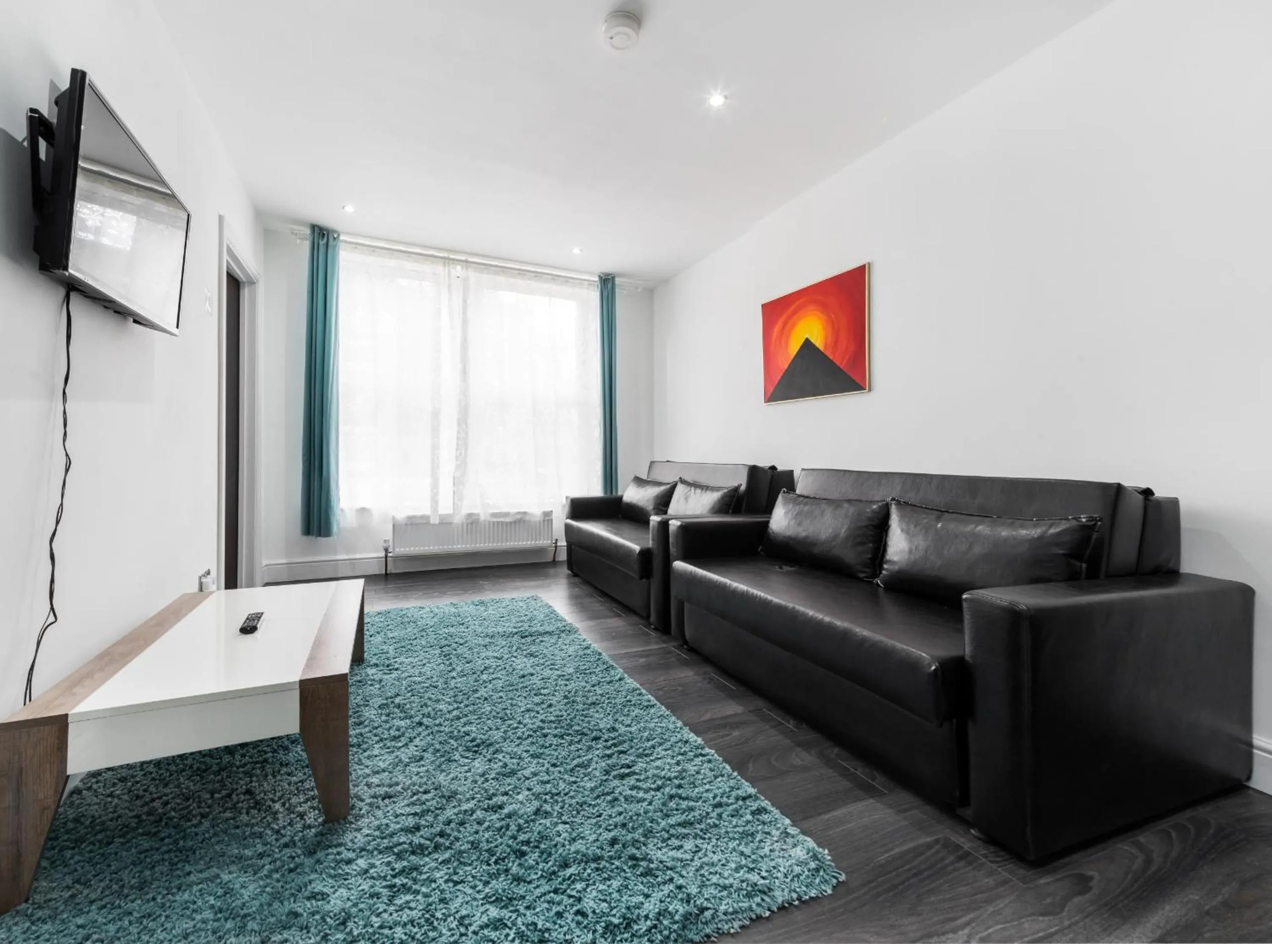 Living room in Aldgate Flats