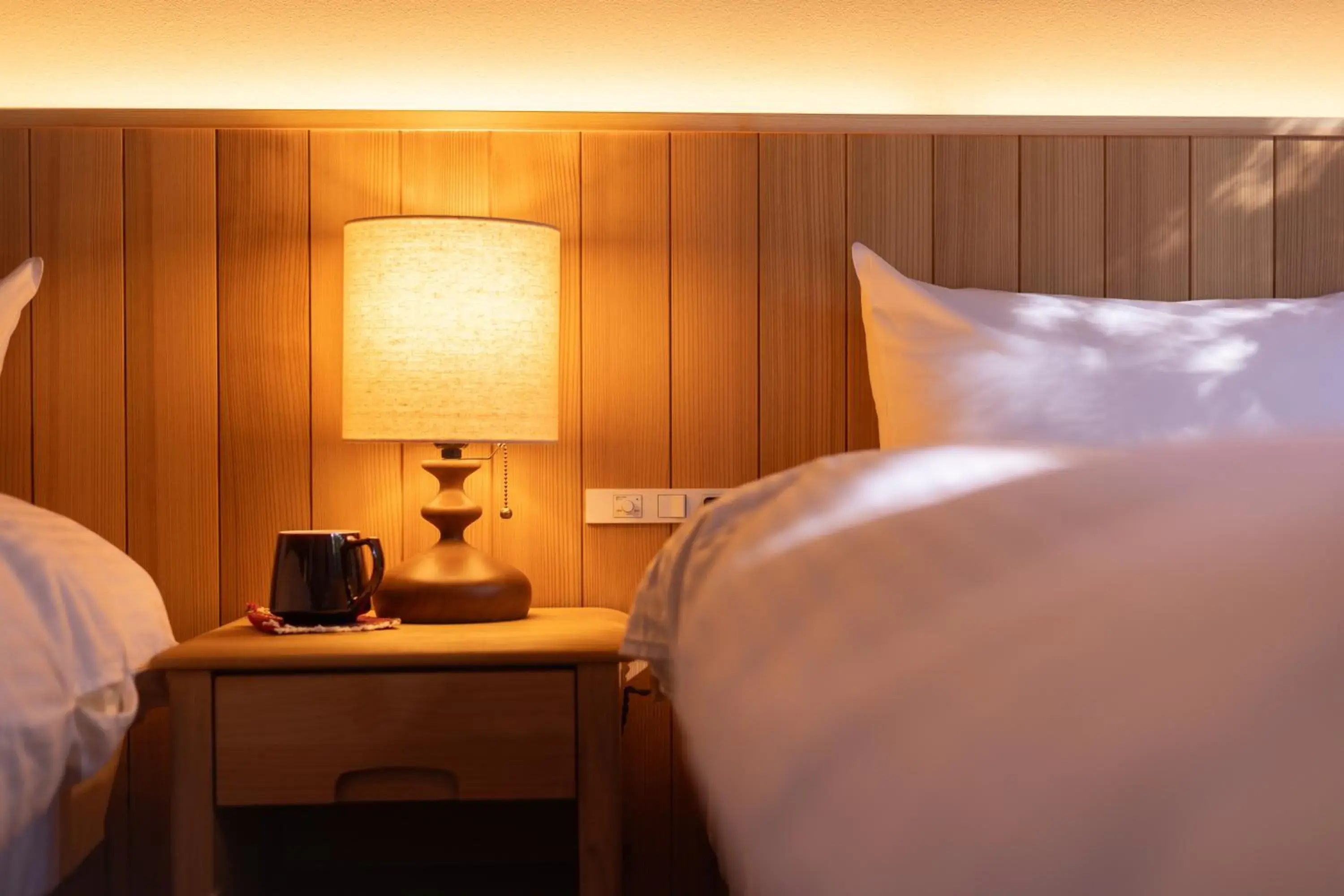 Bed in Hotarutei Villas Bed in Hotarutei Villas