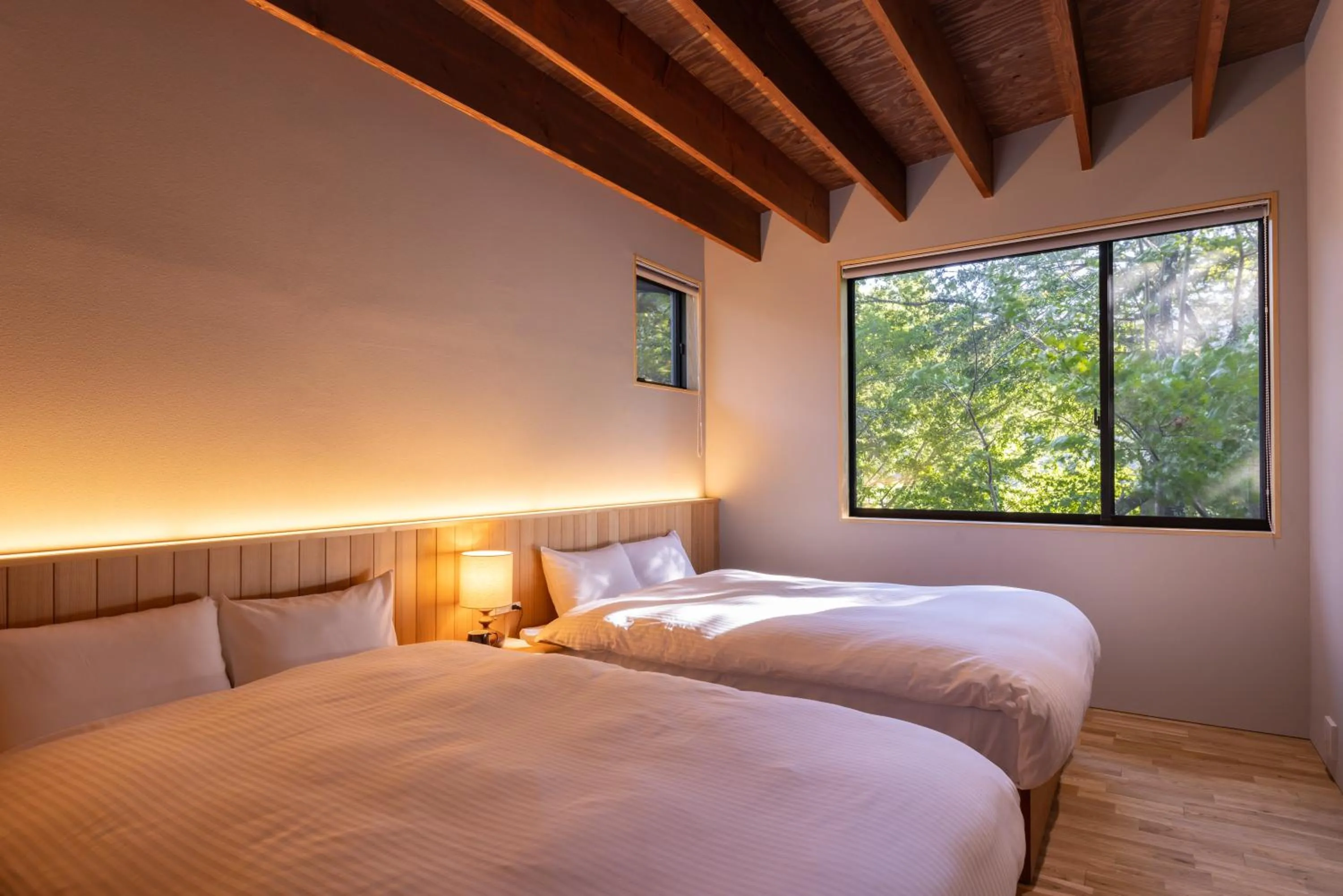 Bed in Hotarutei Villas