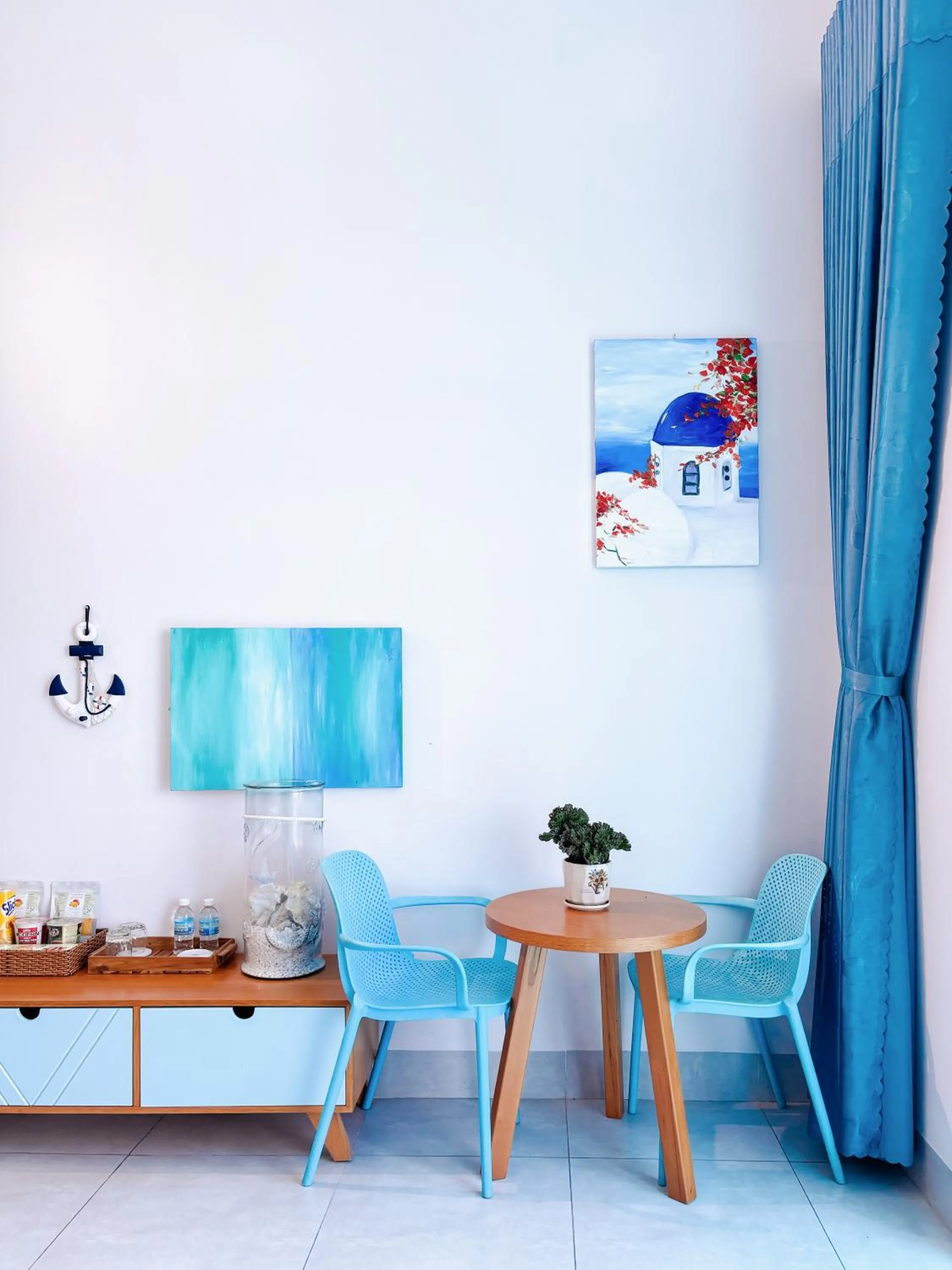 Decorative detail in Santorini Villa Cam Ranh