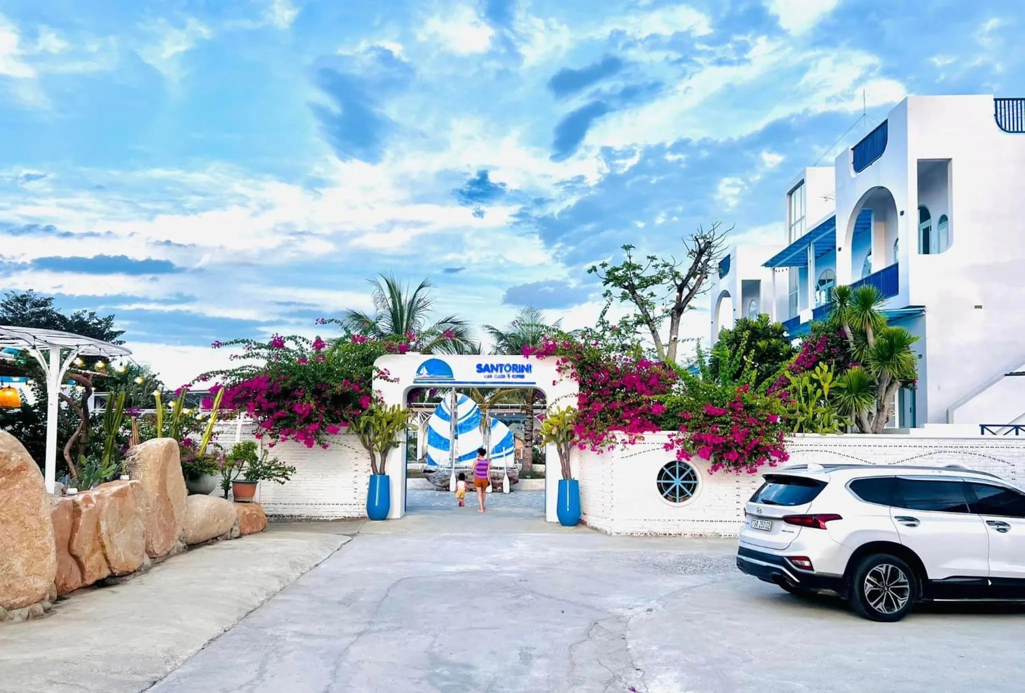 Property building in Santorini Villa Cam Ranh