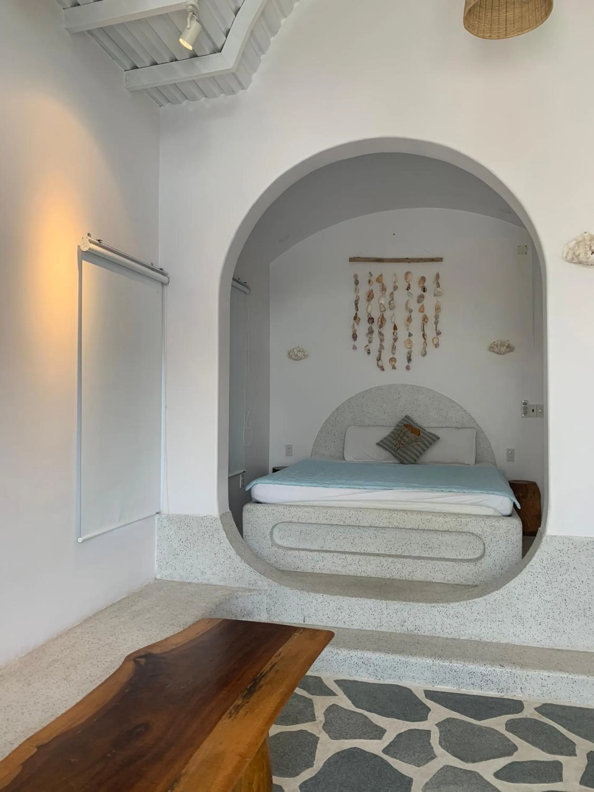 Photo of the whole room, Bed in Santorini Villa Cam Ranh