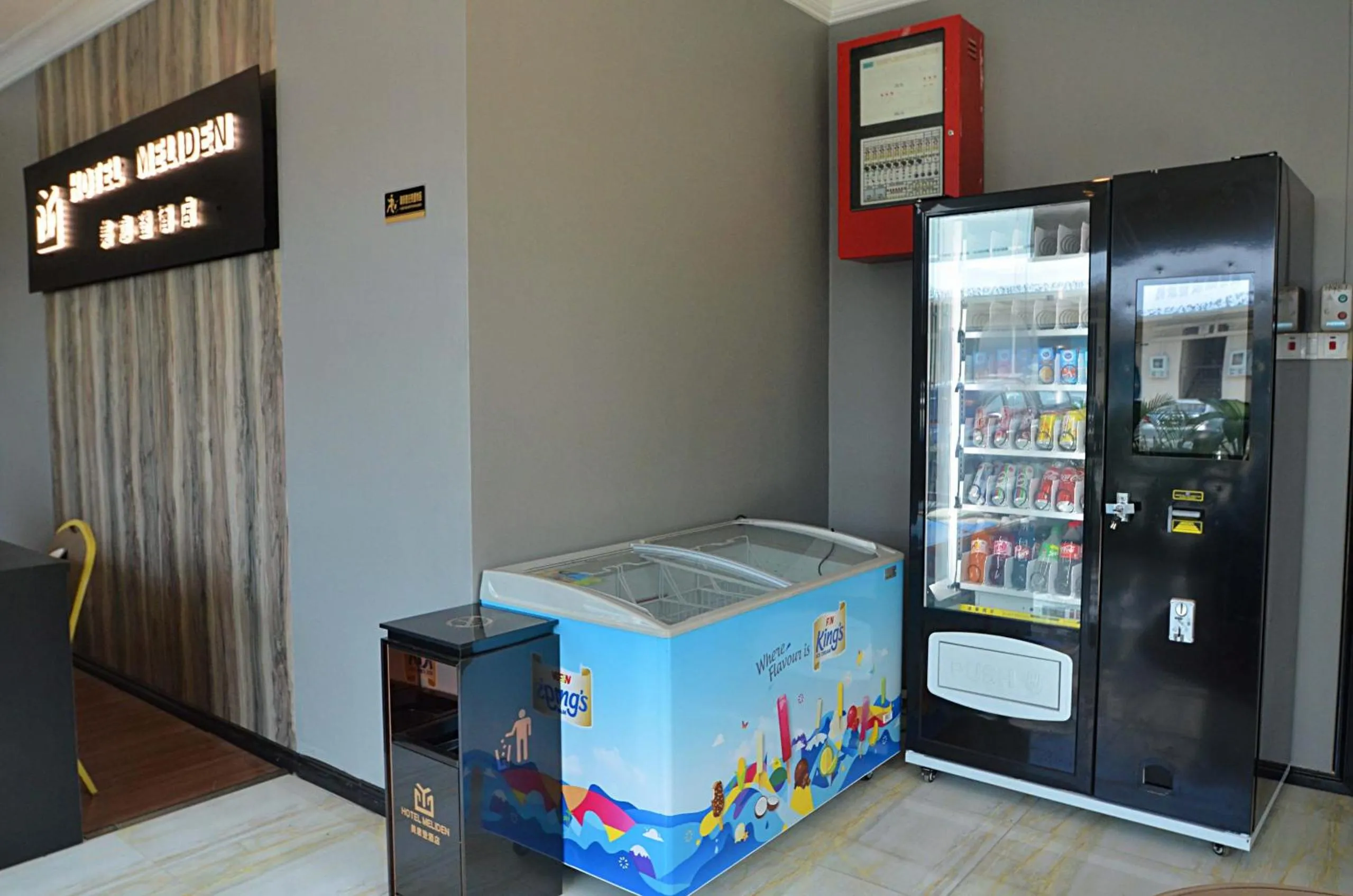 vending machine in Hotel Meliden