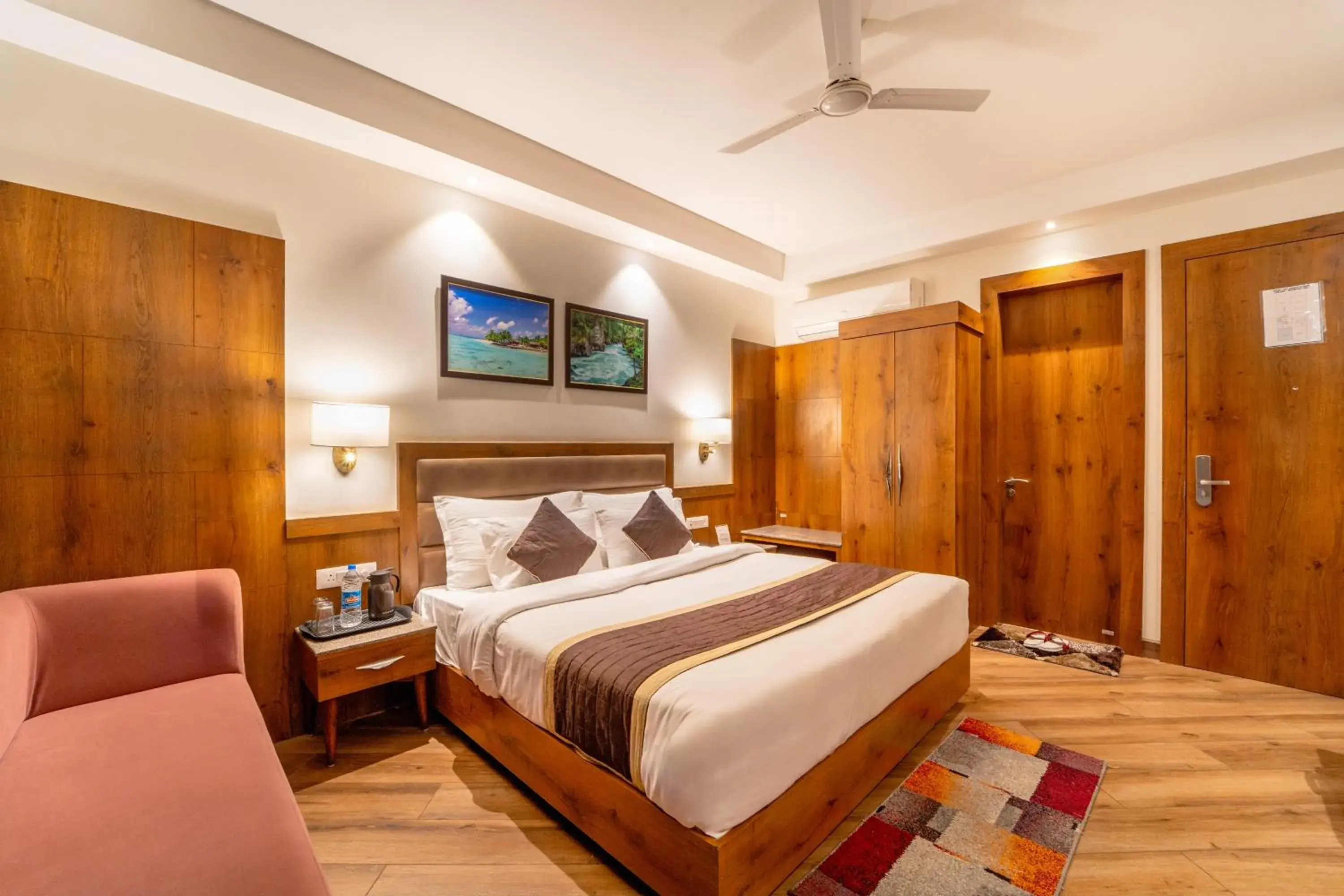 Bed in Hotel The Grand Dewan Bed in Hotel The Grand Dewan