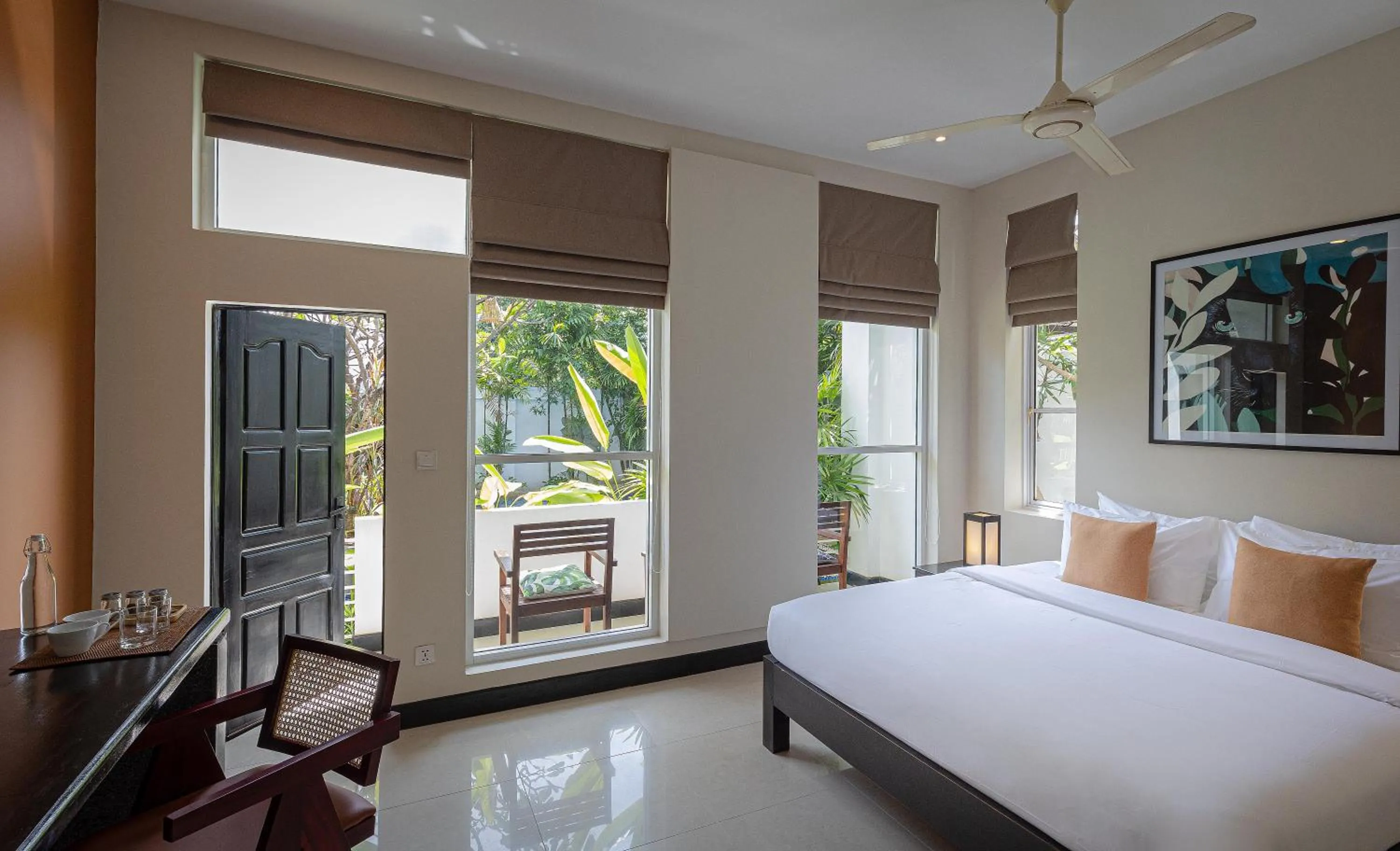 Balcony/Terrace, Bed in Babel Boutique