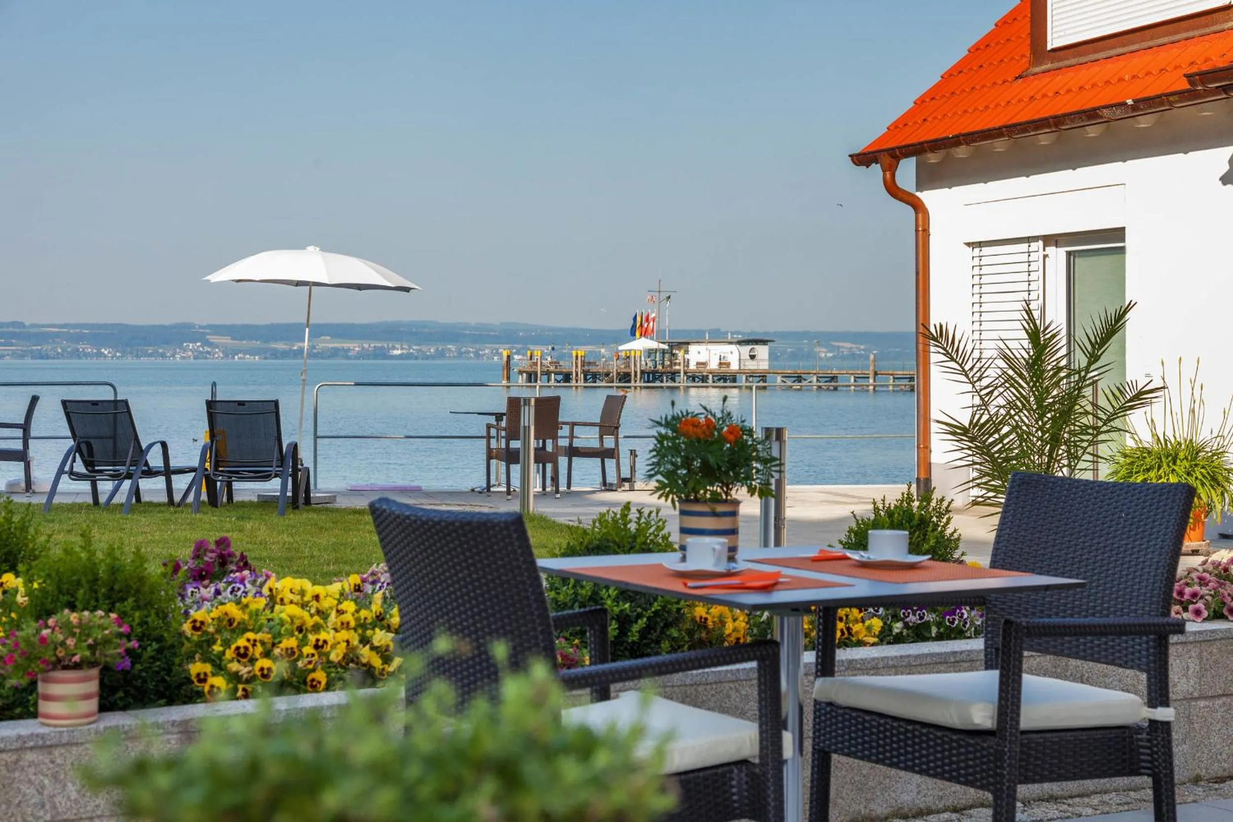 Balcony/Terrace in Seehotel BelRiva