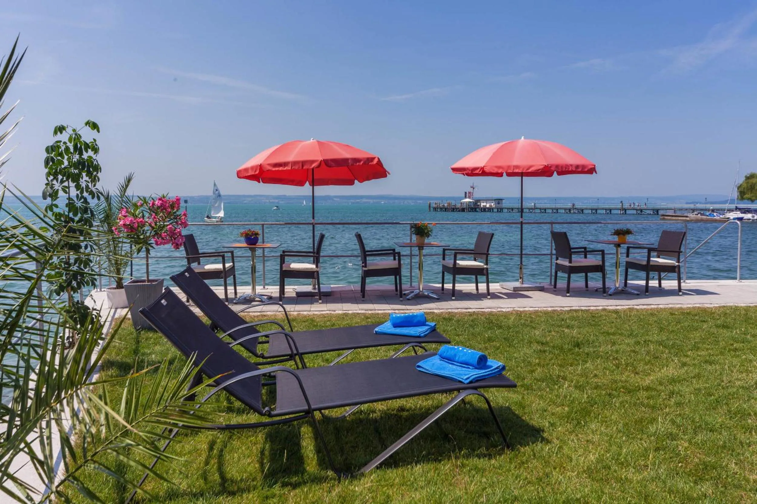 Balcony/Terrace in Seehotel BelRiva