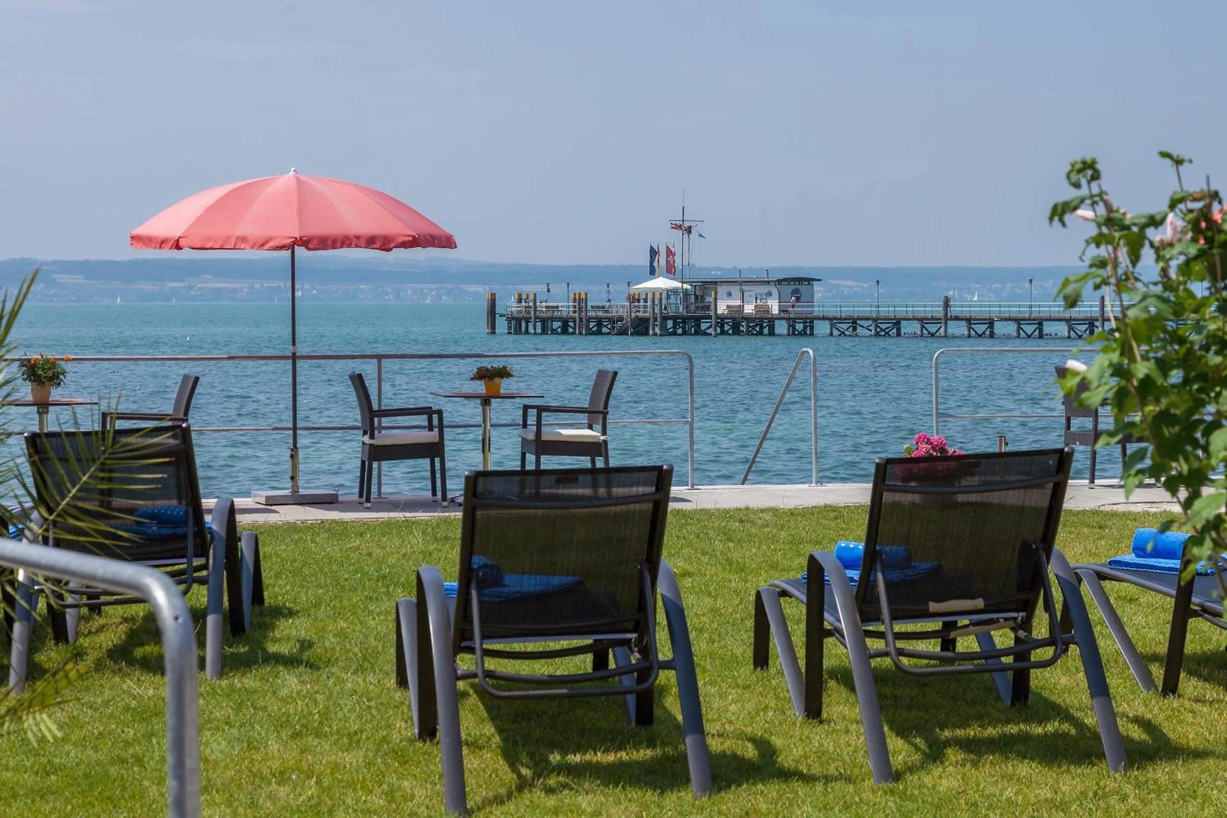 Beach in Seehotel BelRiva