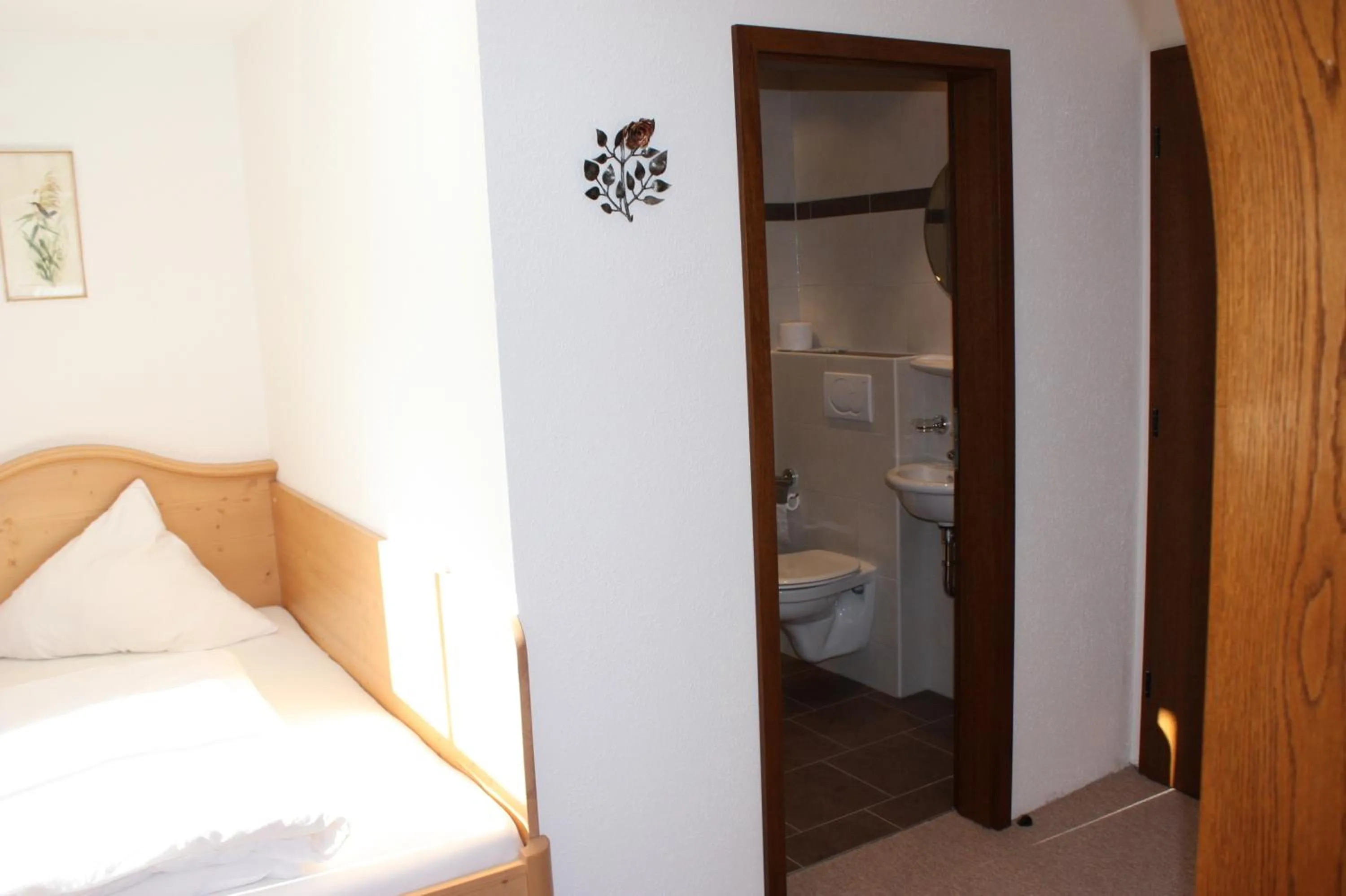 Decorative detail, Bed in Gasthaus Aiplspitz