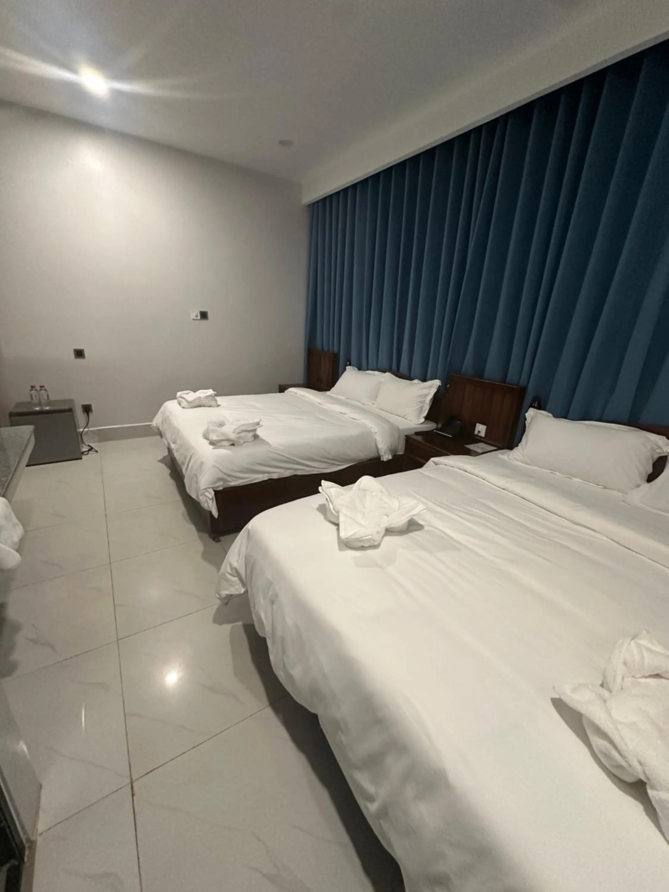 Bed in Nico’s Hotel and SkyBar