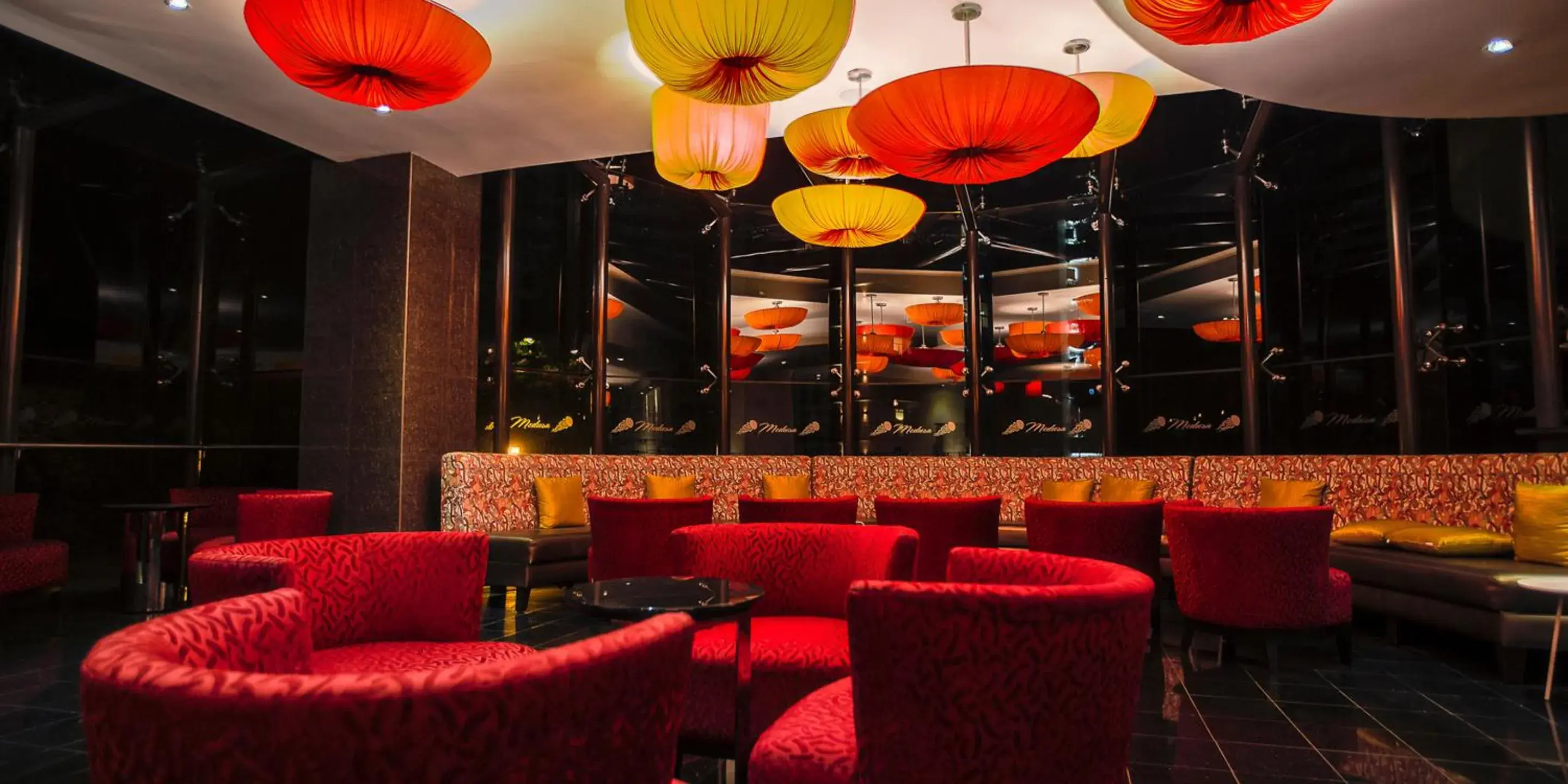 Lounge or bar in JF Grand Puebla Lounge or bar in JF Grand Puebla