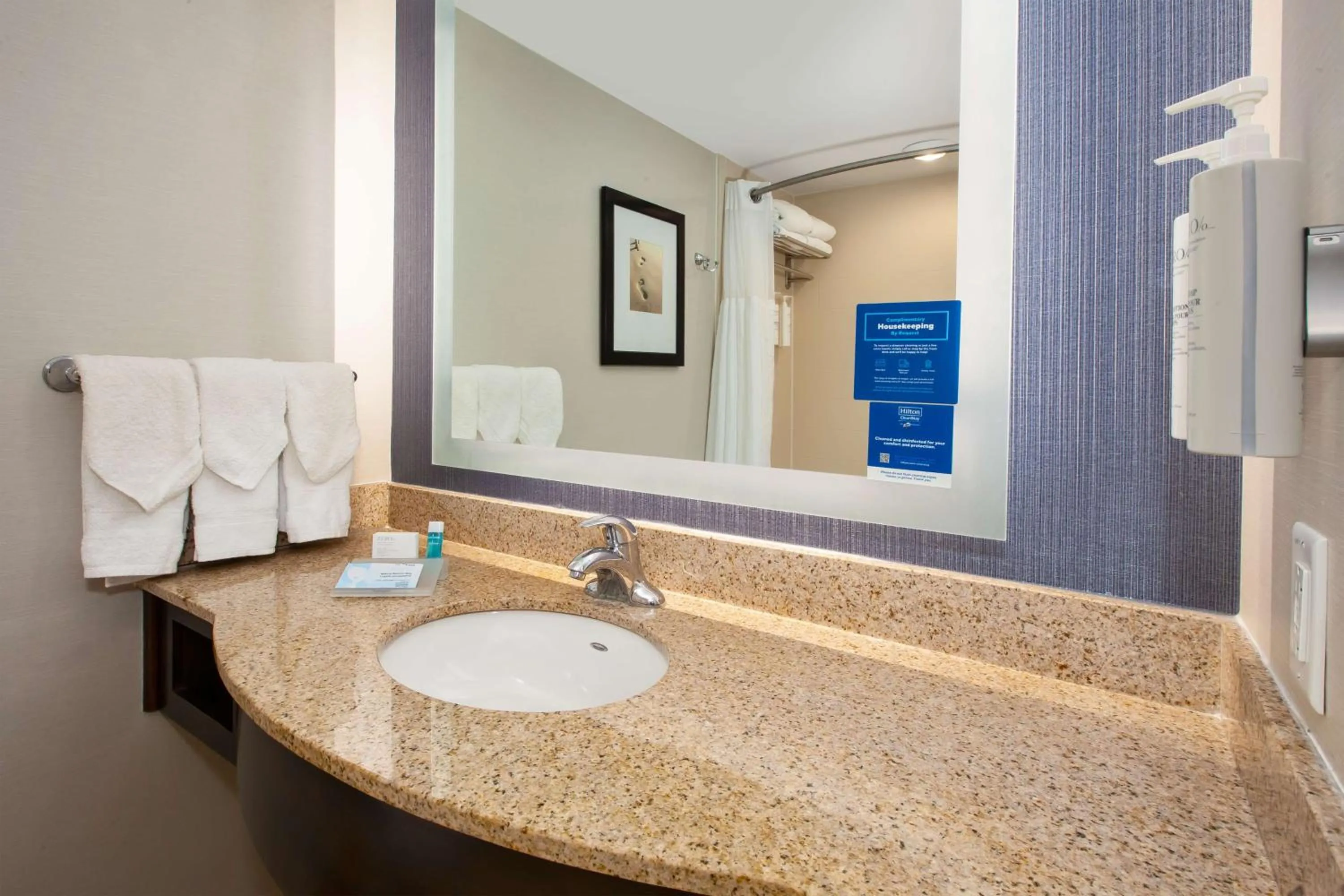 Bathroom in Hilton Garden Inn Virginia Beach Oceanfront