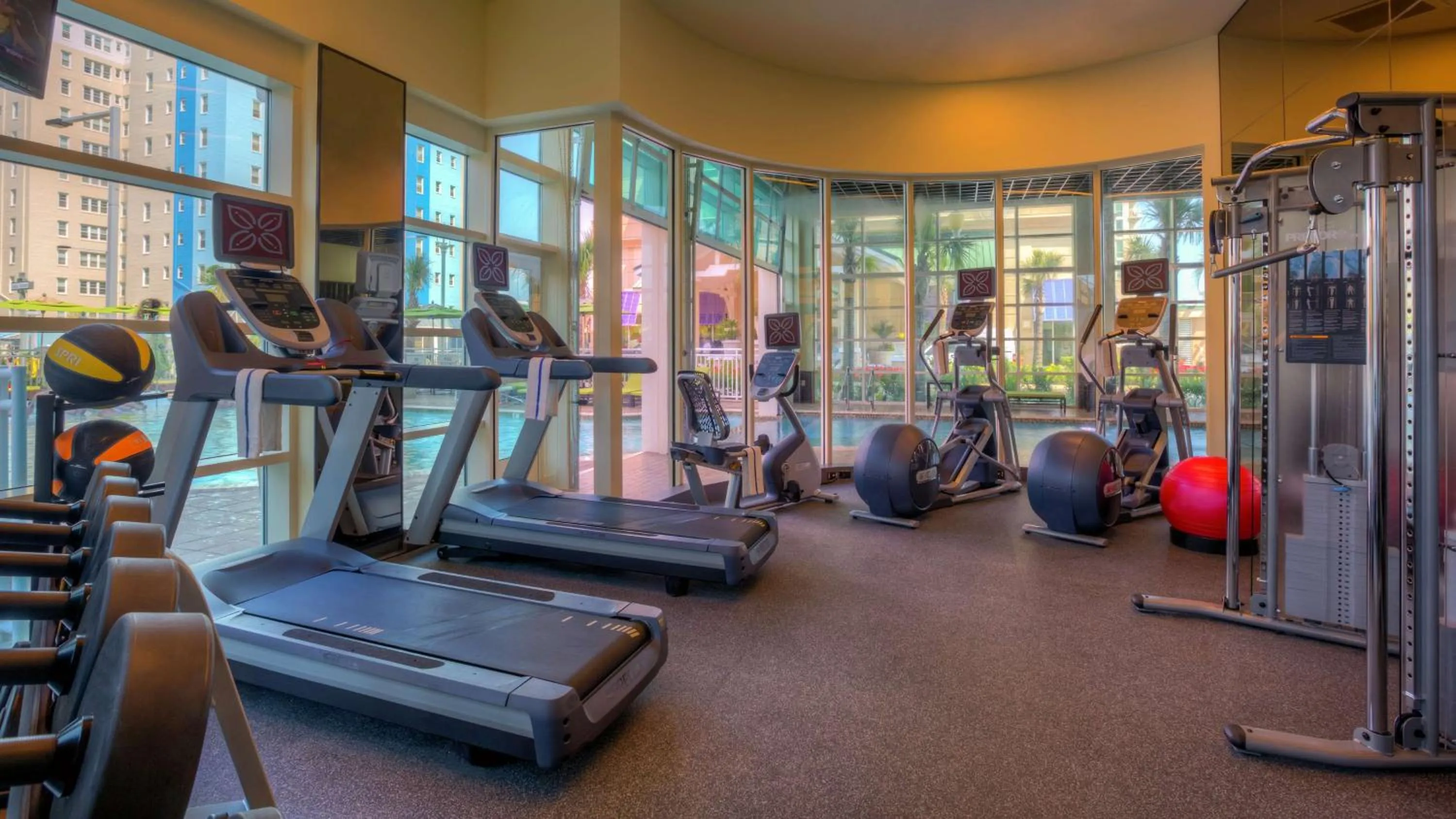 Fitness centre/facilities in Hilton Garden Inn Virginia Beach Oceanfront