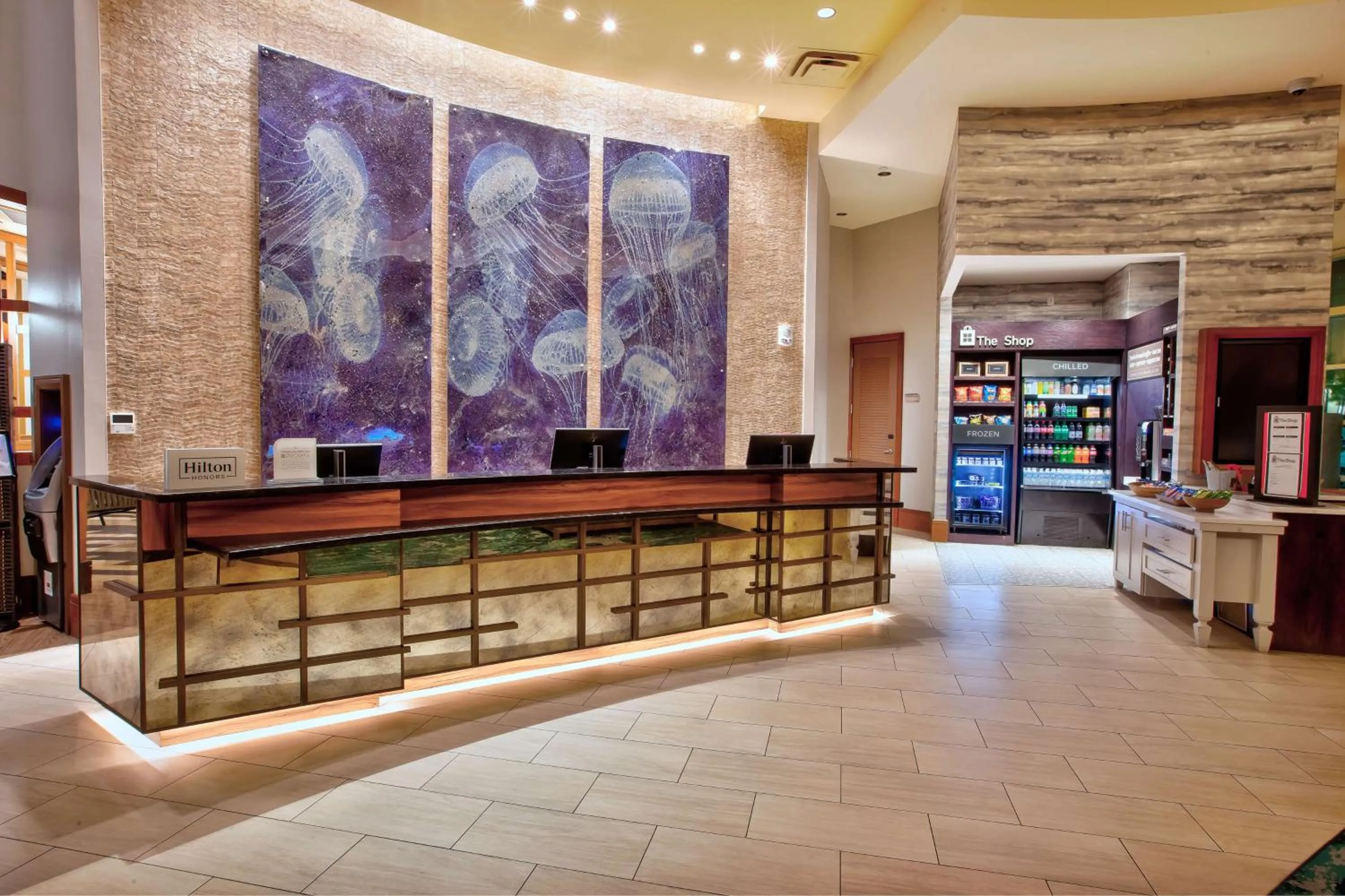 Lobby or reception in Hilton Garden Inn Virginia Beach Oceanfront