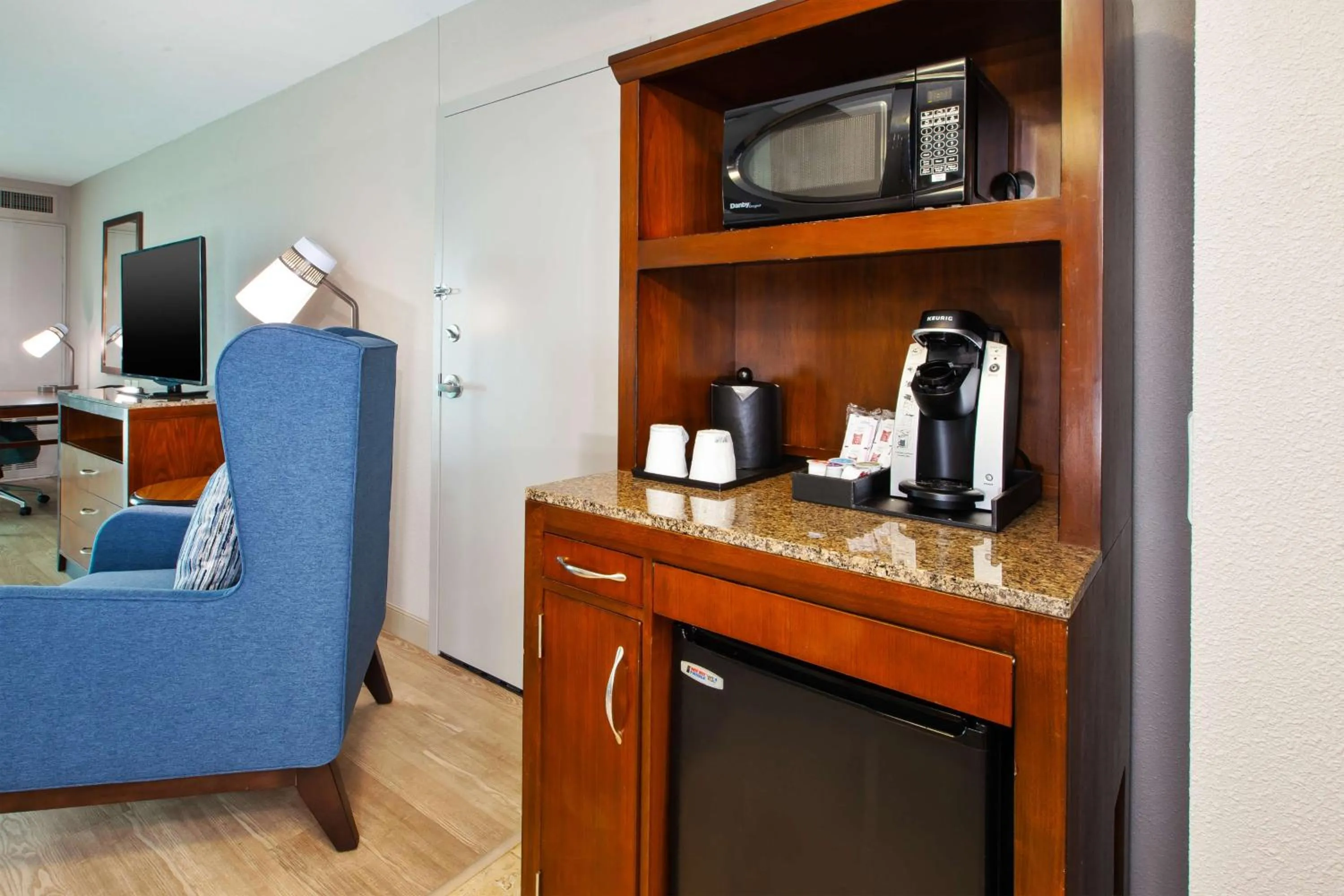 Photo of the whole room in Hilton Garden Inn Virginia Beach Oceanfront