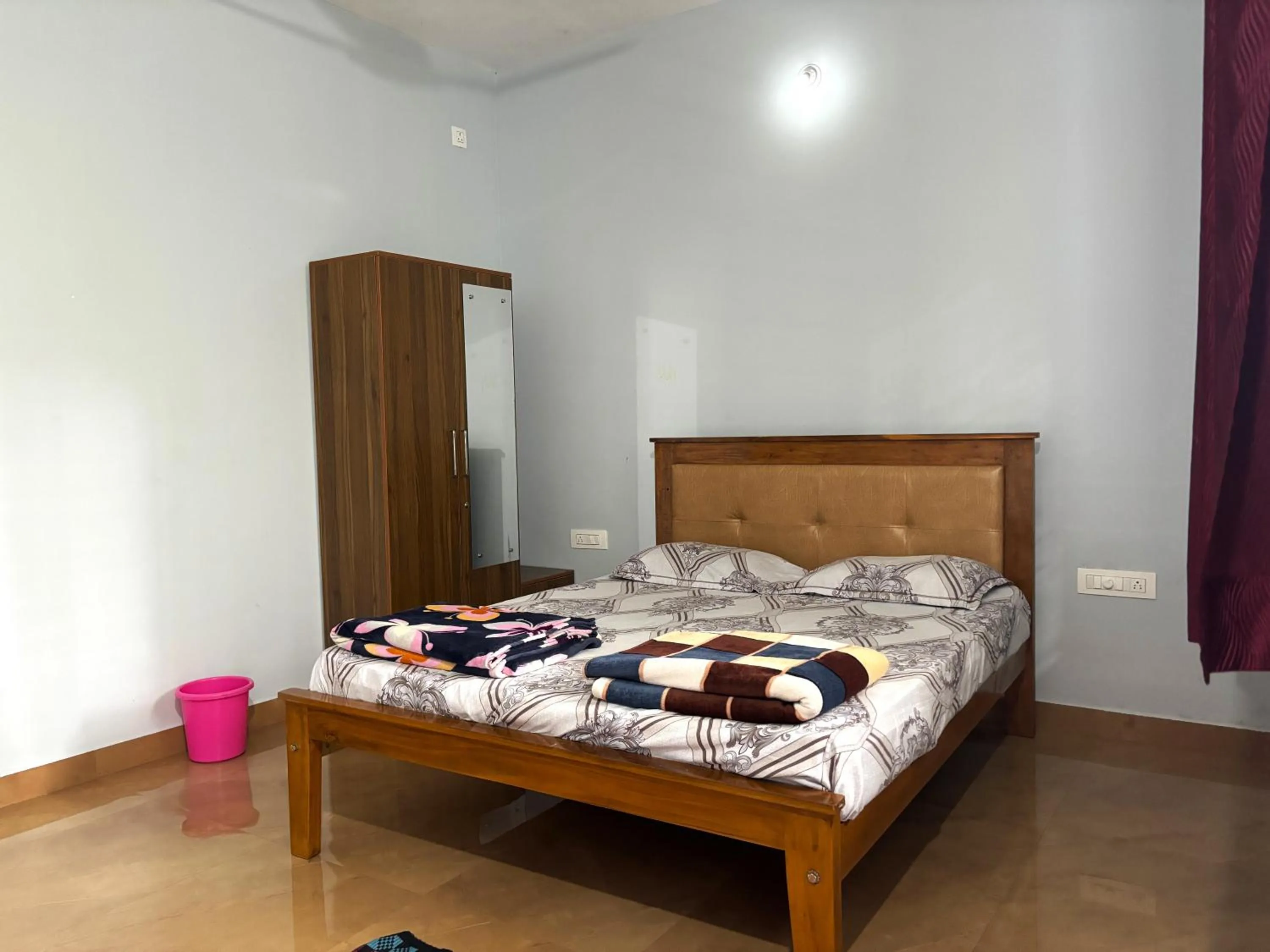 Bedroom in Sri Swarna Darvi Lodge Horanadu