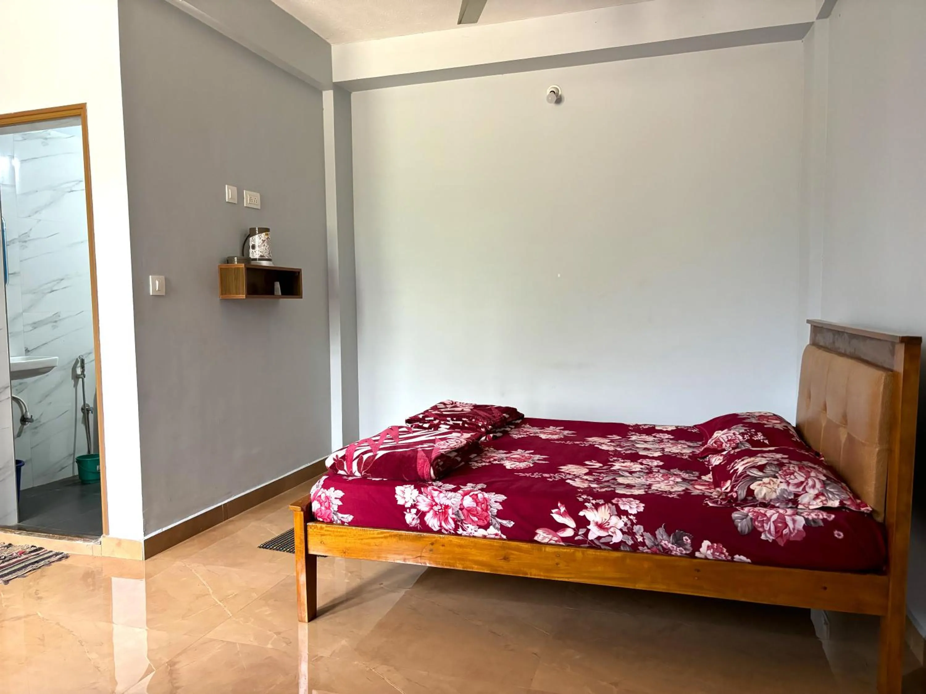 Bedroom in Sri Swarna Darvi Lodge Horanadu