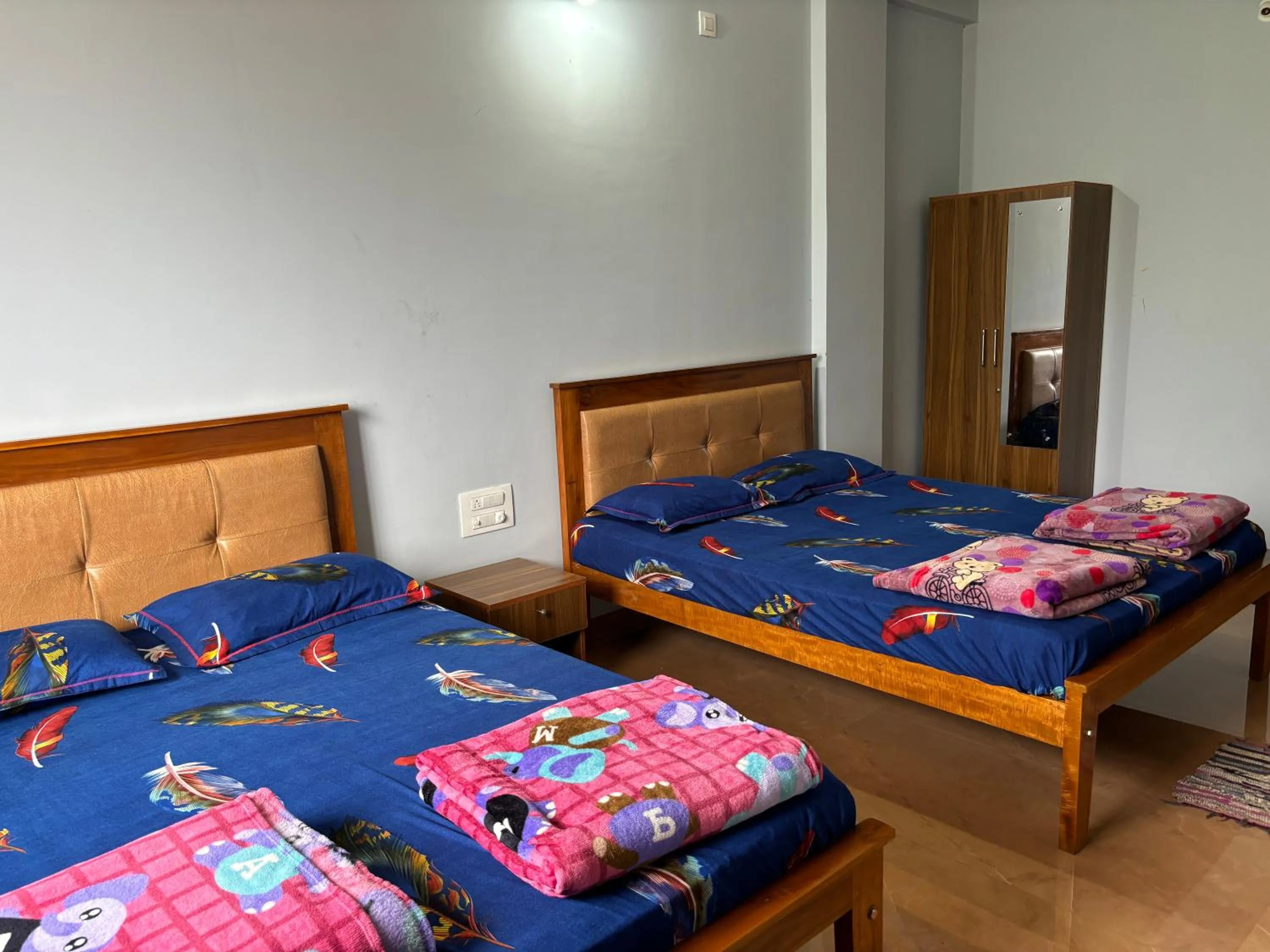 Bedroom in Sri Swarna Darvi Lodge Horanadu