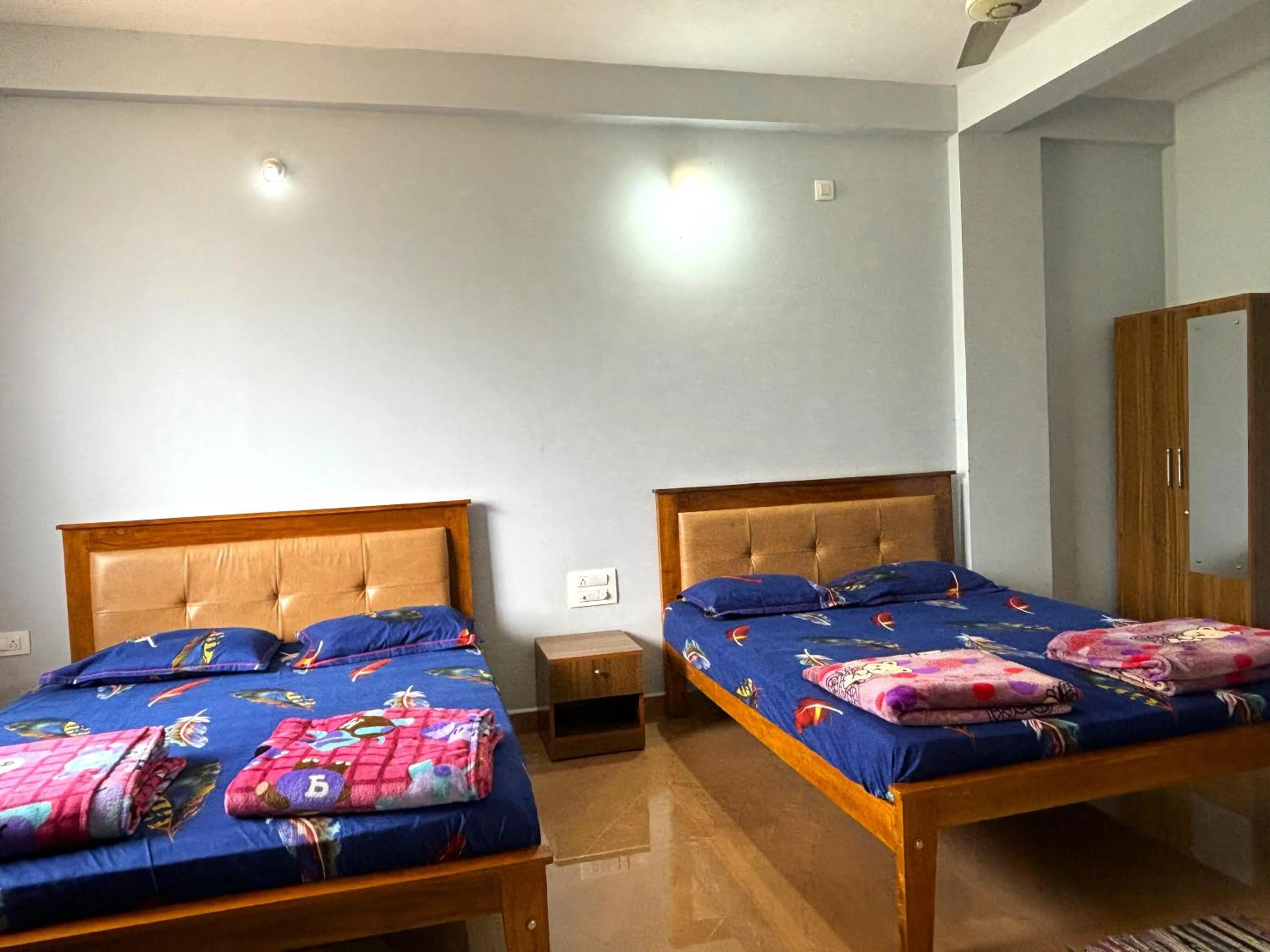 Bedroom in Sri Swarna Darvi Lodge Horanadu