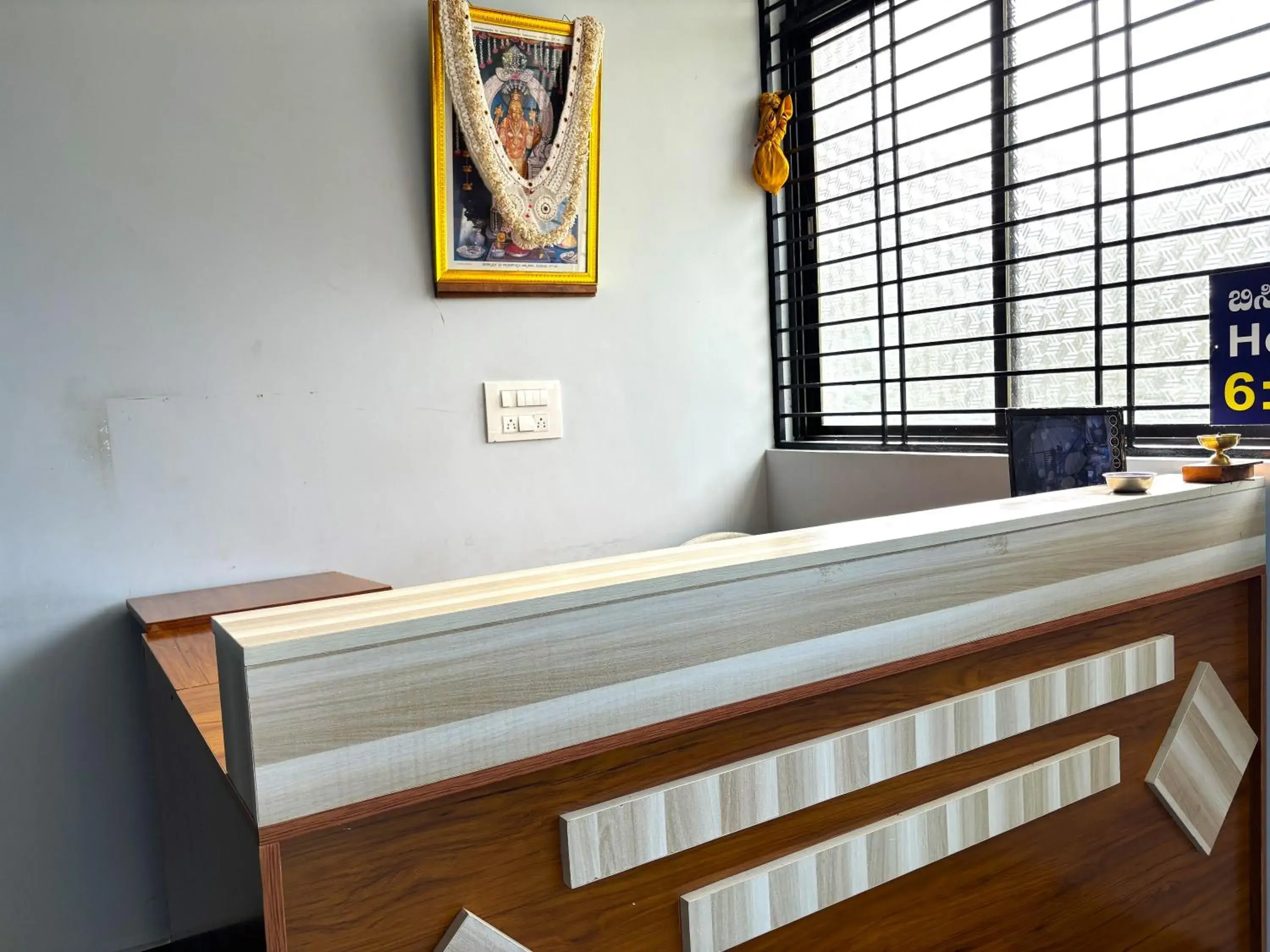 Lobby or reception in Sri Swarna Darvi Lodge Horanadu Lobby or reception in Sri Swarna Darvi Lodge Horanadu