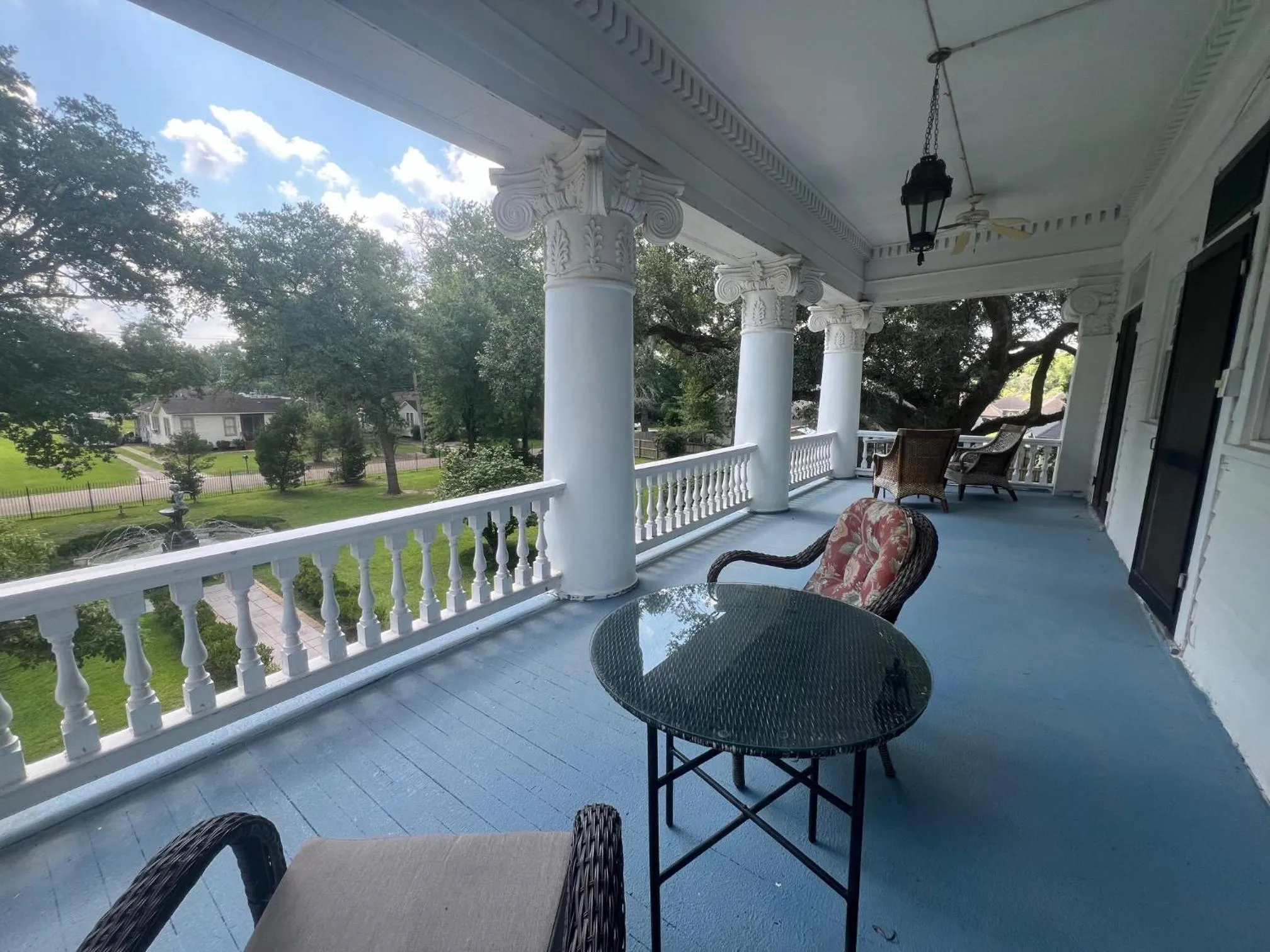 Balcony/Terrace in Historic Michabelle Inn