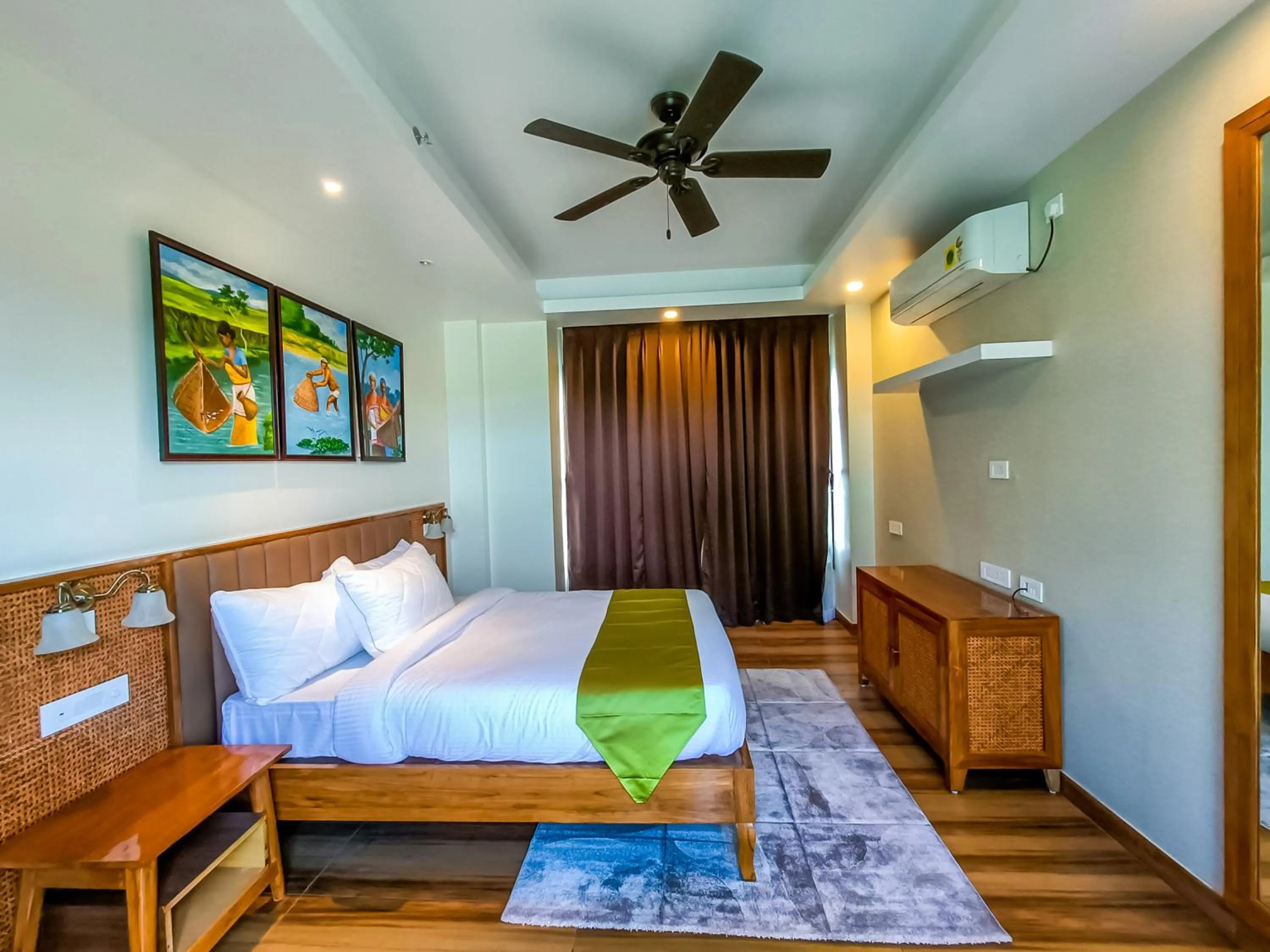 Bed in Mystique Mayong Resort