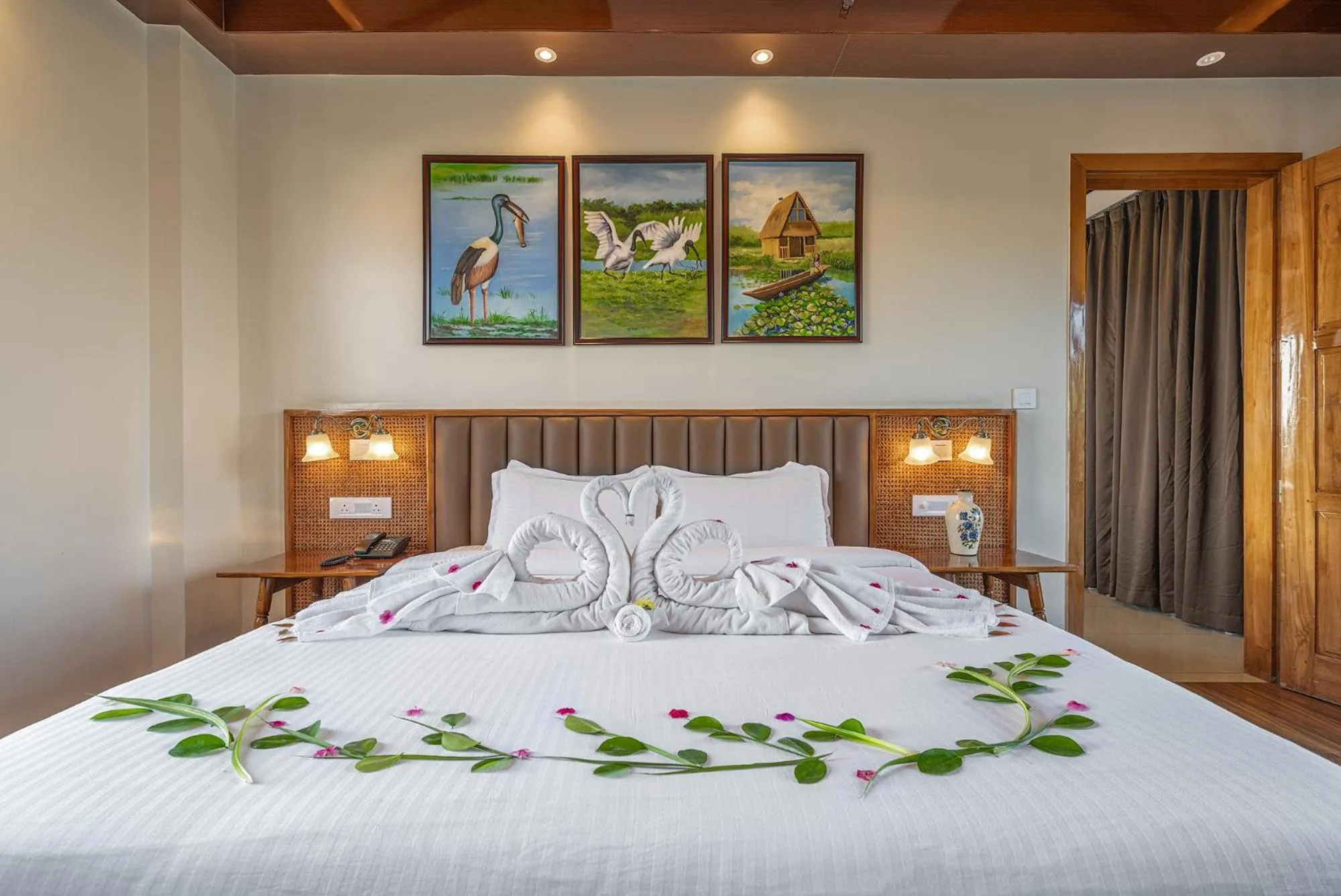 Bed in Mystique Mayong Resort