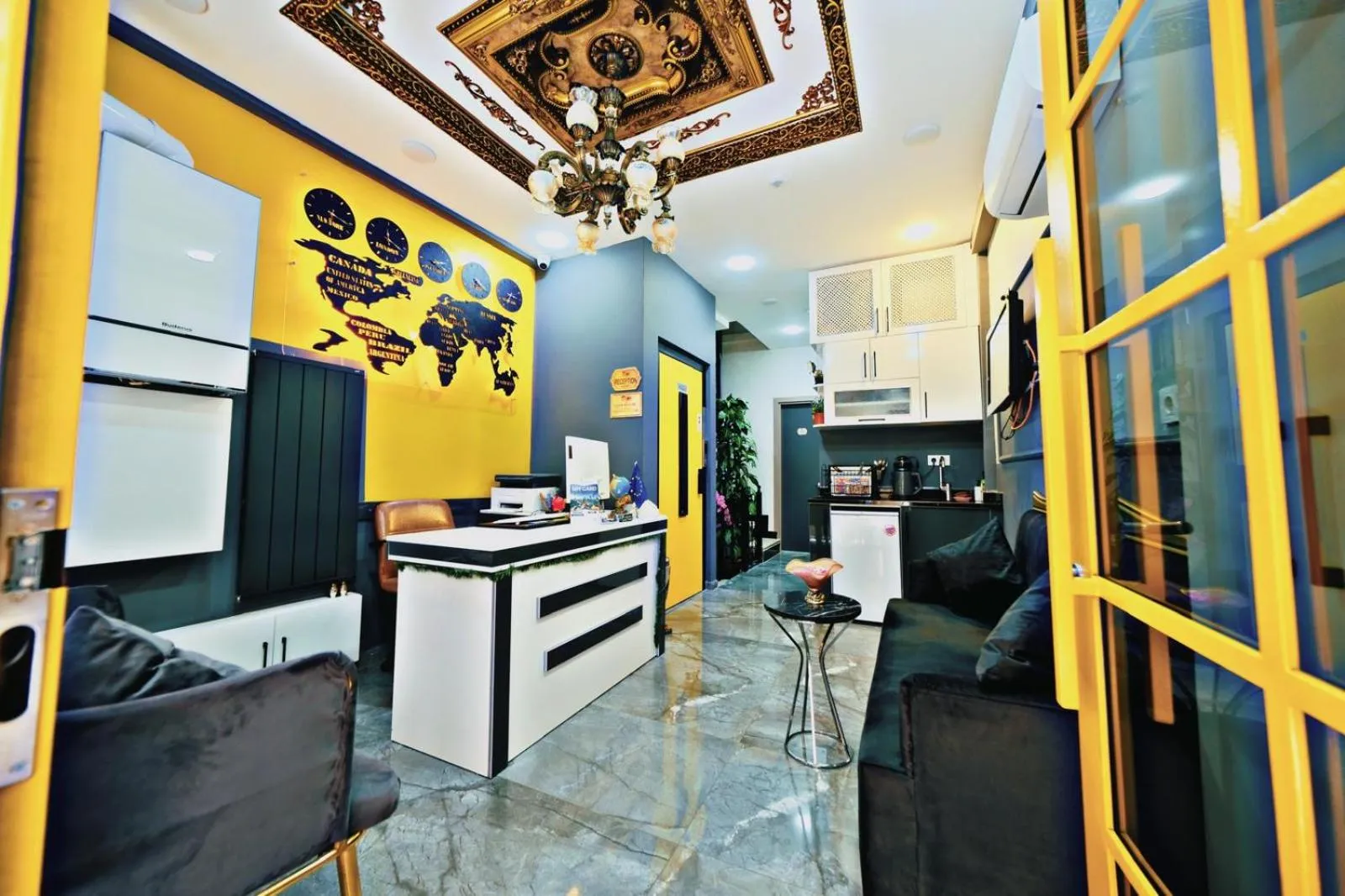 Lobby or reception in Yellow Mansion