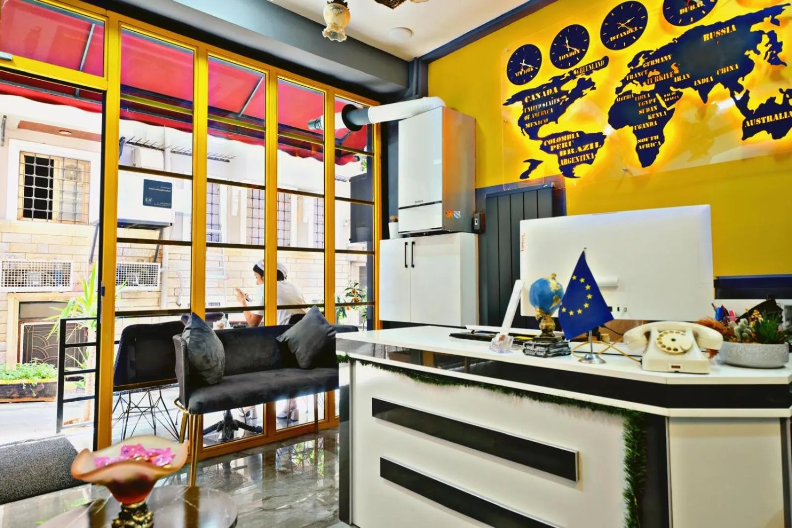 Lobby or reception in Yellow Mansion