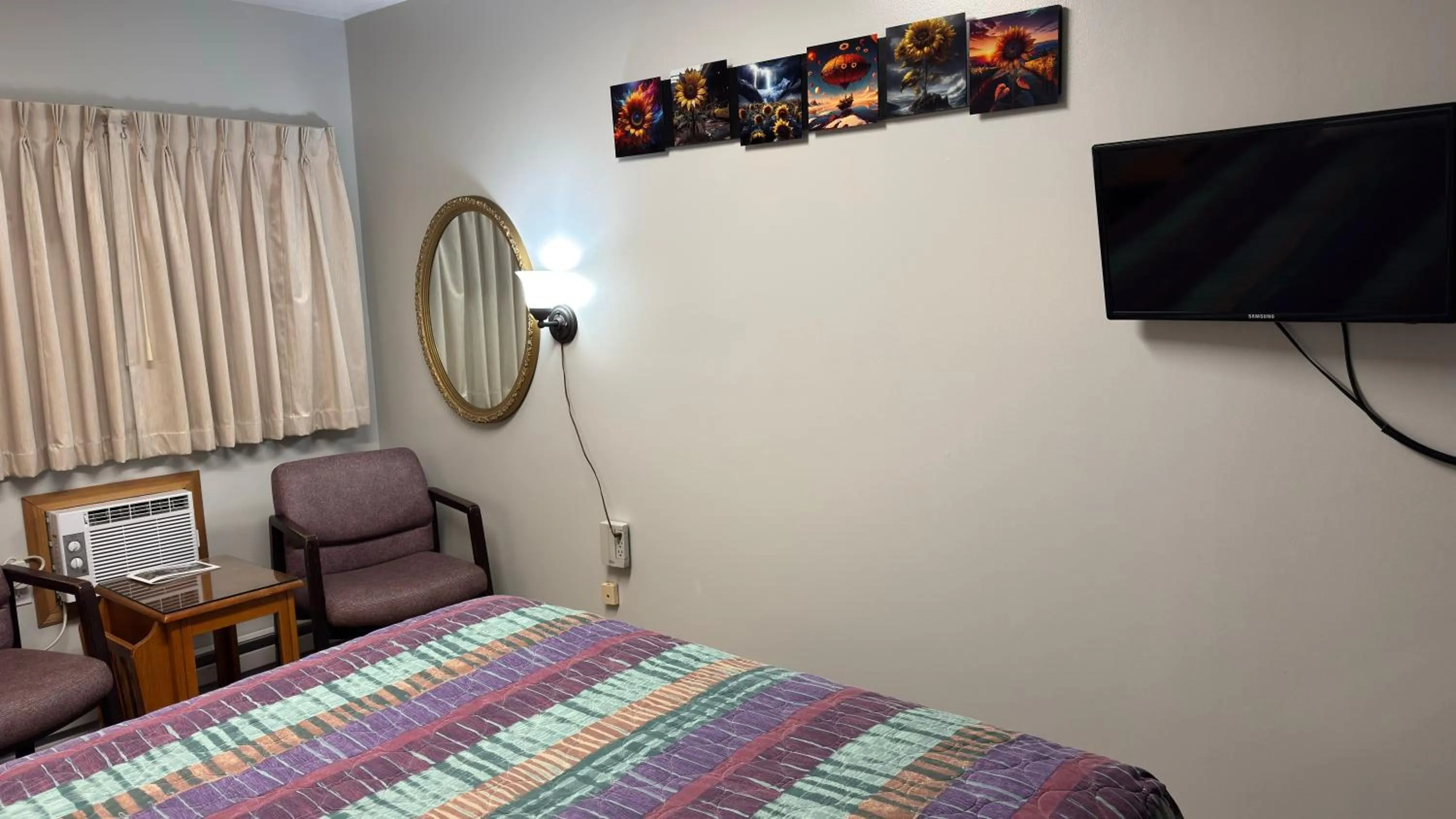 Bed in Walla Walla Garden Motel