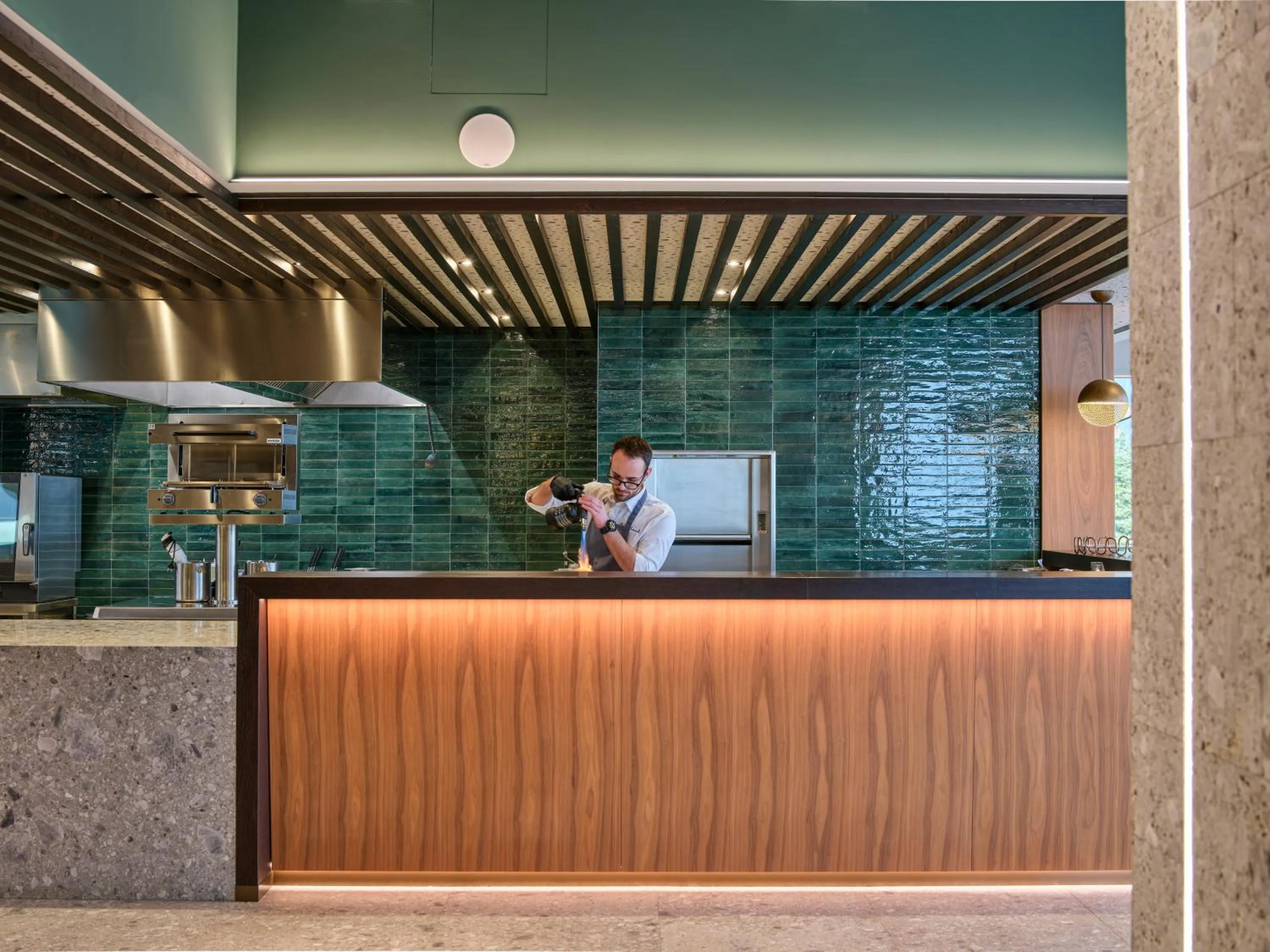 kitchen in Collina Luxury Relais