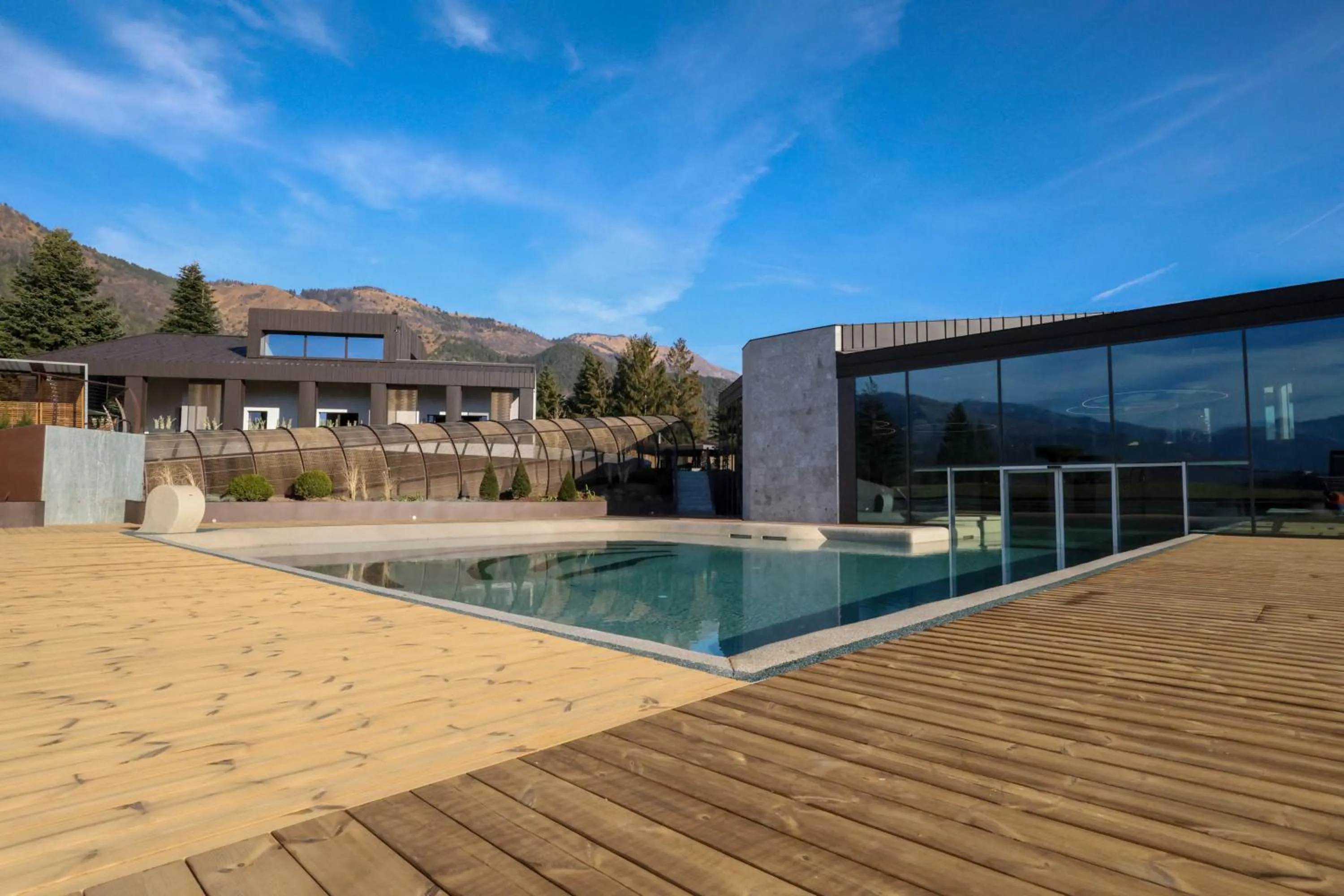 Pool view in Collina Luxury Relais