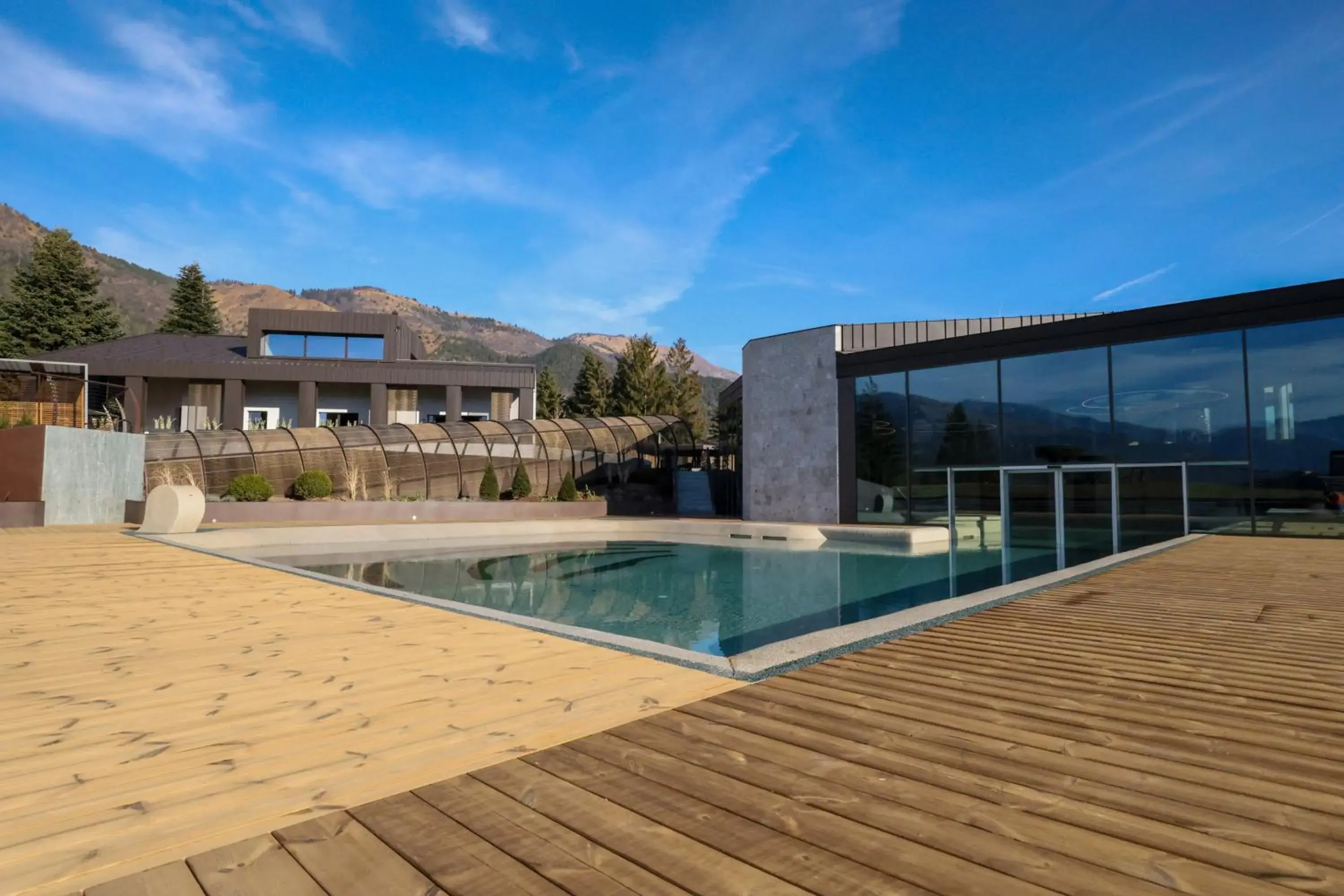 Pool view in Collina Luxury Relais Pool view in Collina Luxury Relais