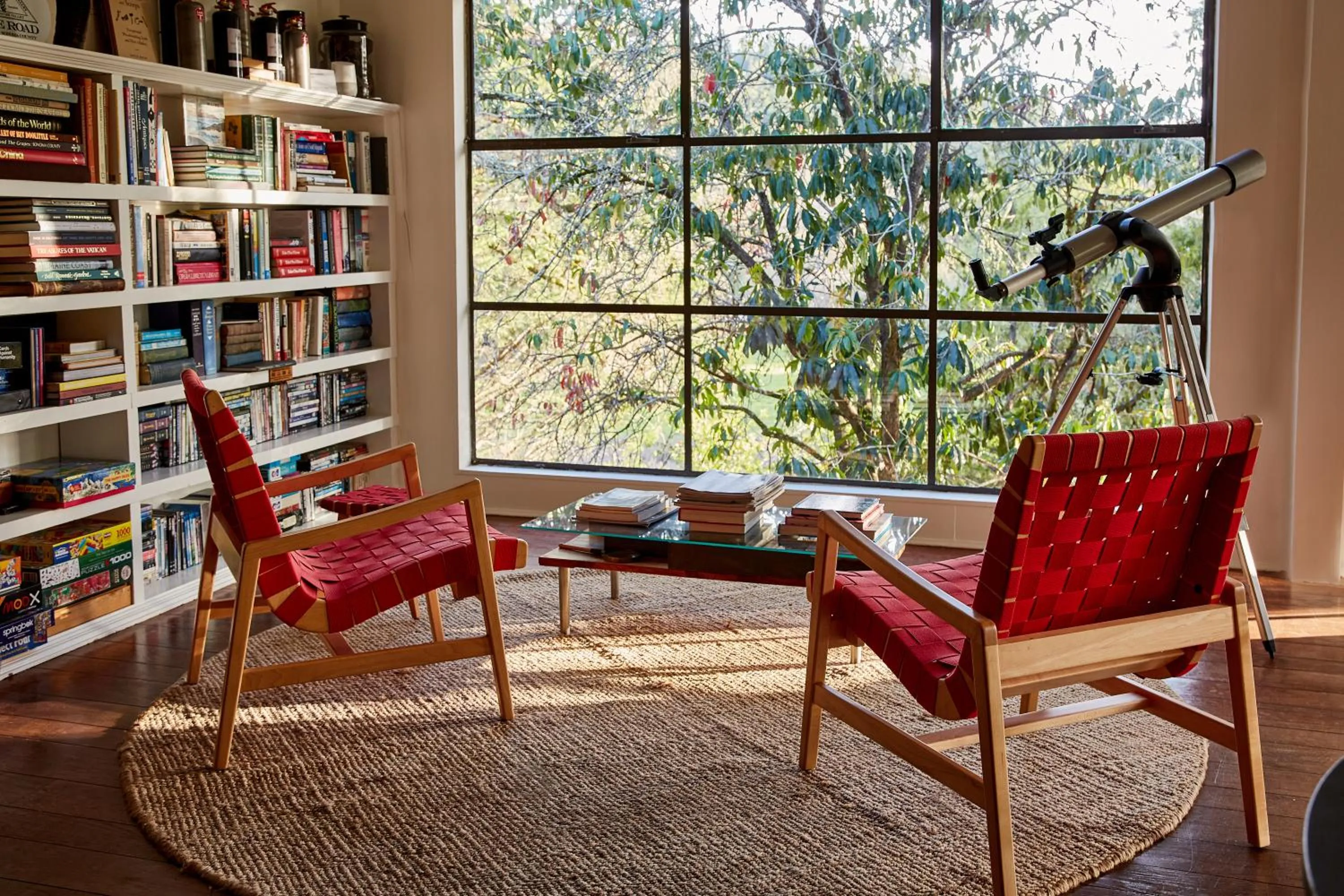 Library in Mine and Farm, The Inn at Guerneville, CA