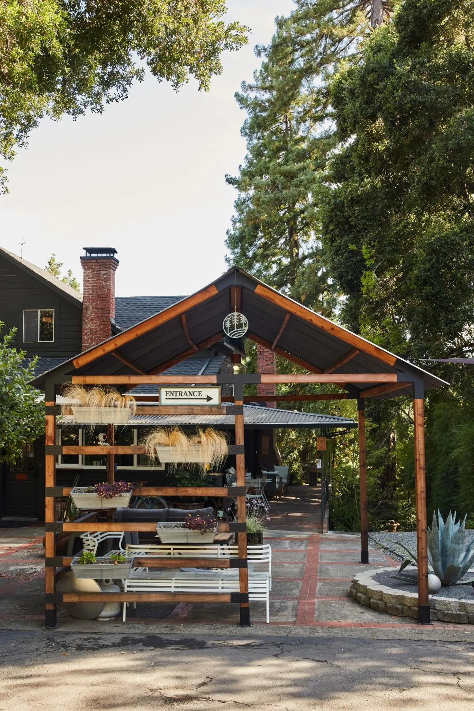 Property building in Mine and Farm, The Inn at Guerneville, CA