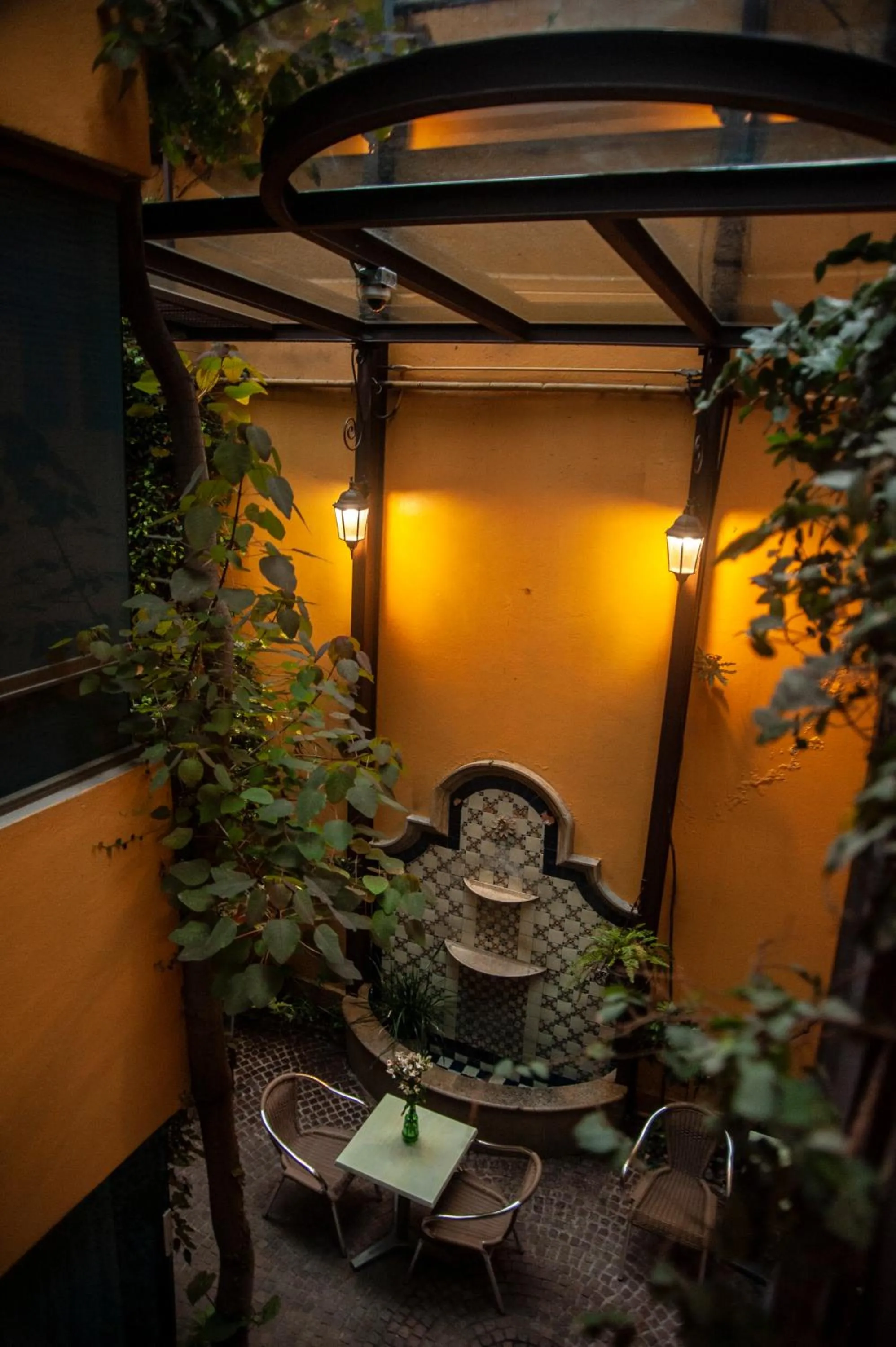 Garden in Chalet del Carmen, Coyoacán