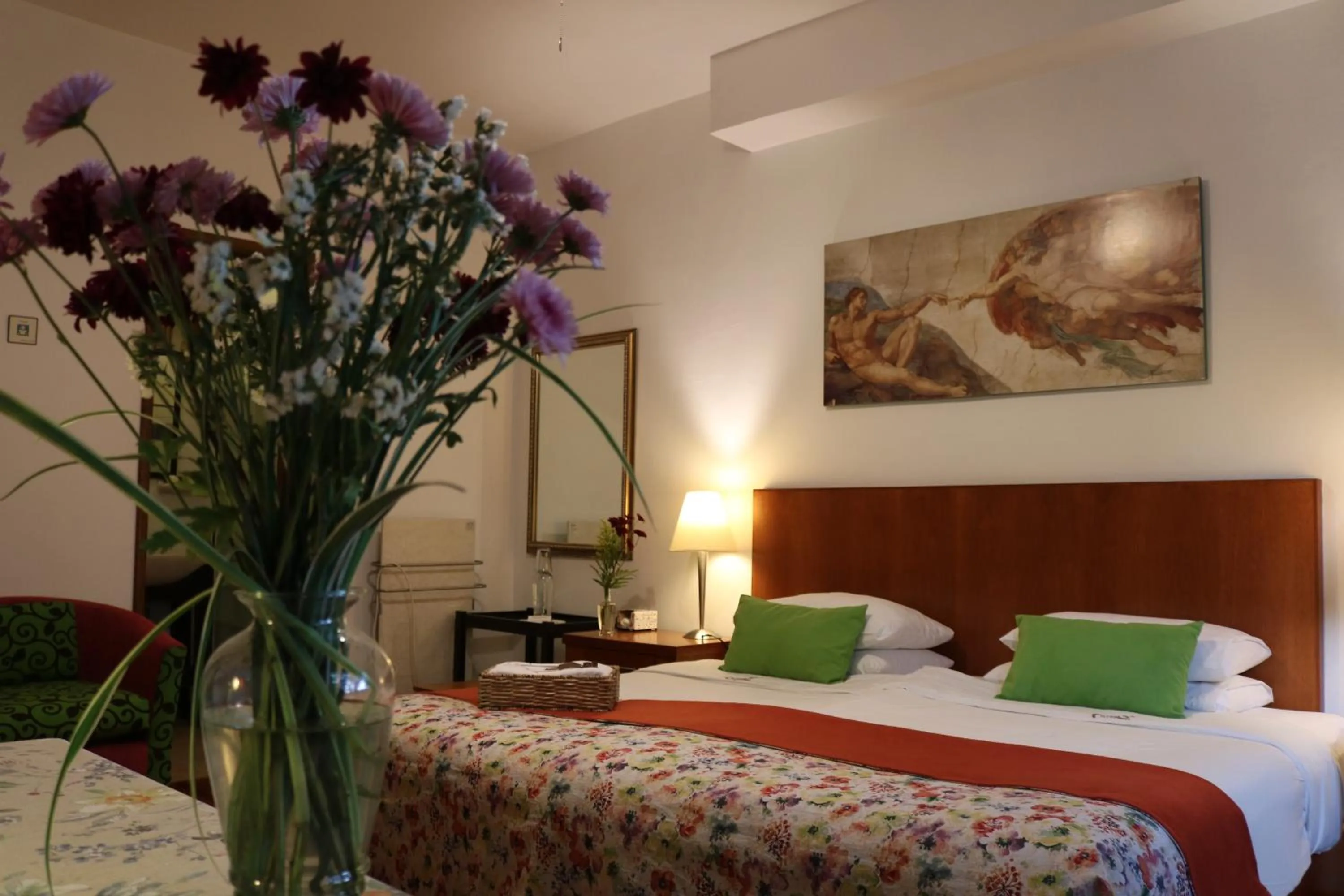 Bed in Chalet del Carmen, Coyoacán