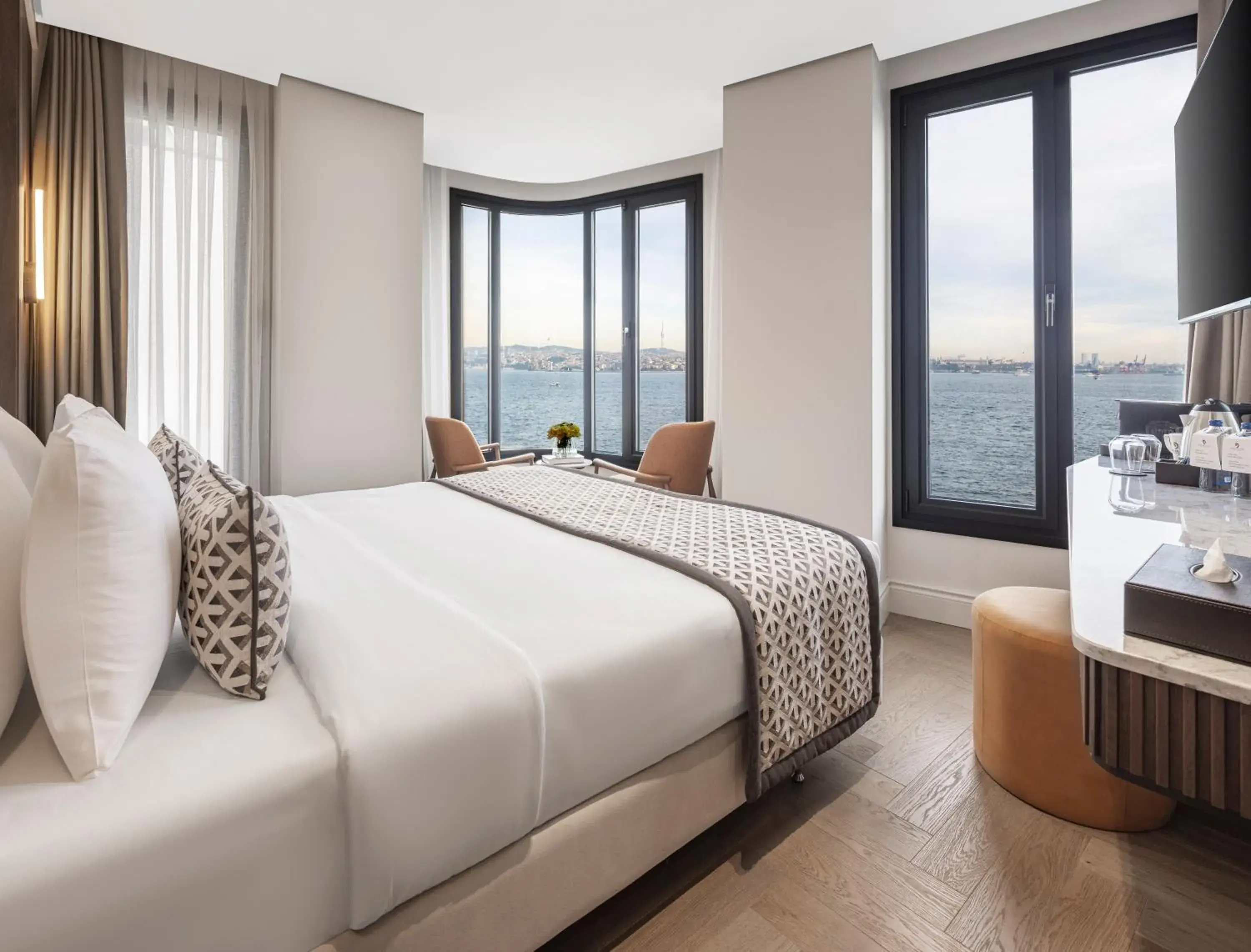 Seating area, Bed in Dream Inn Karaköy Bosphorus Seating area, Bed in Dream Inn Karaköy Bosphorus