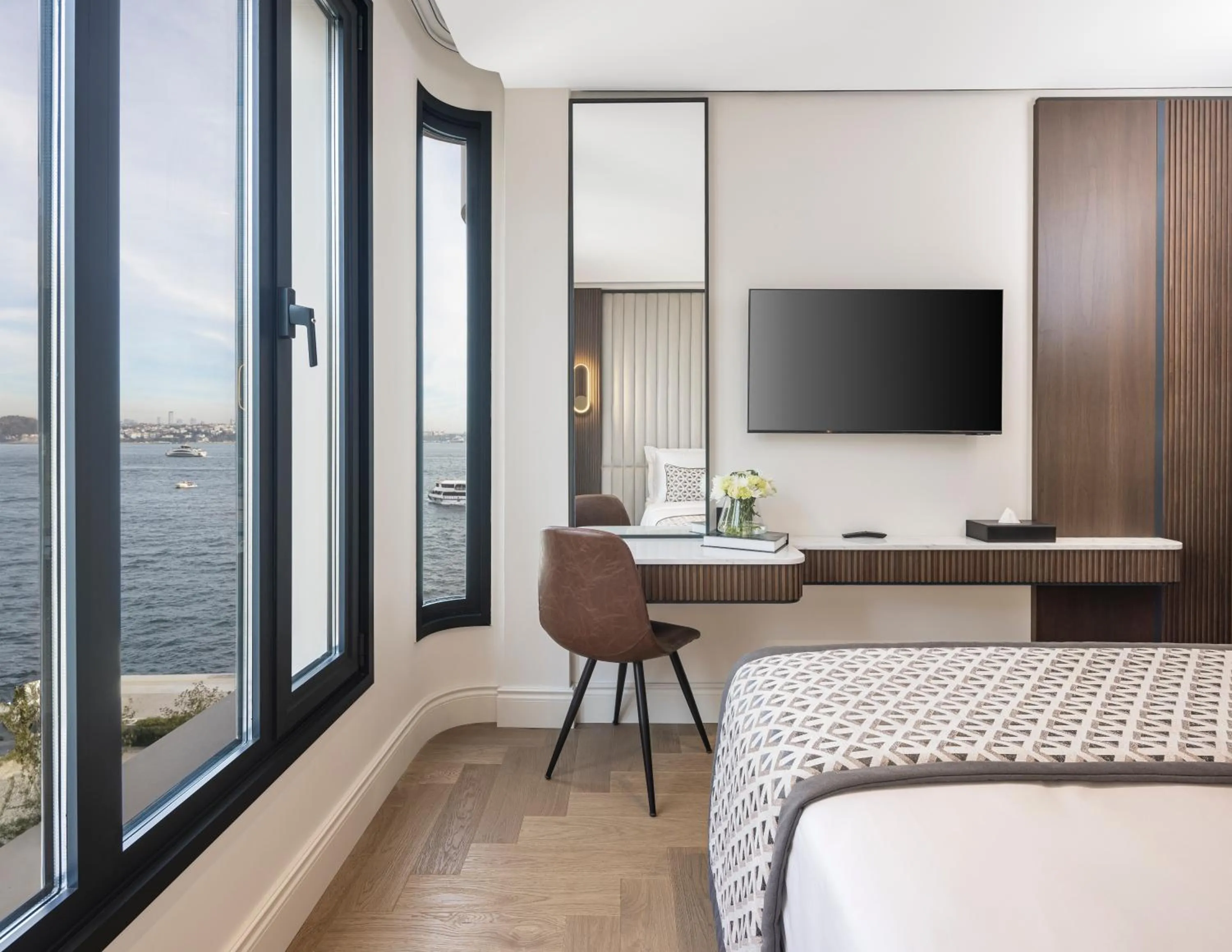 View (from property/room), Bed in Dream Inn Karaköy Bosphorus