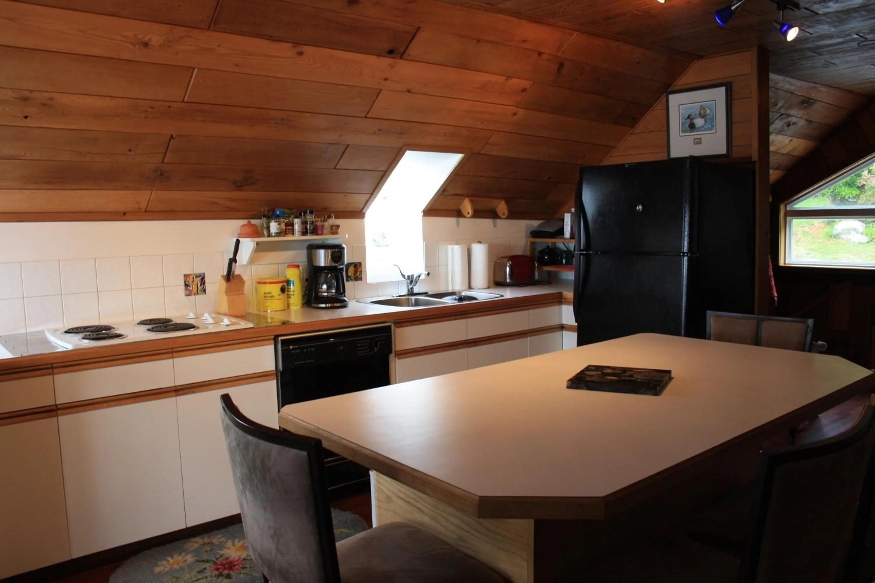Kitchen or kitchenette in Orca Lodge