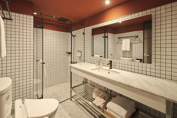 Shower in Reddot Hotel