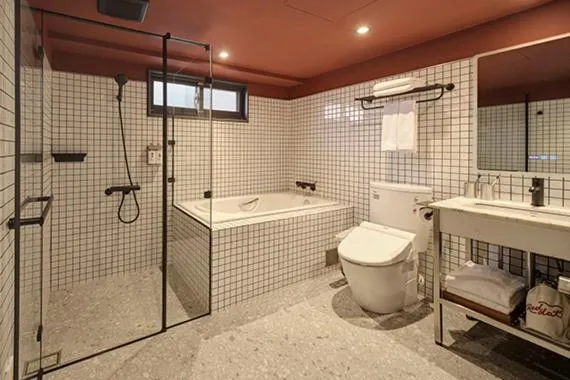 Shower in Reddot Hotel